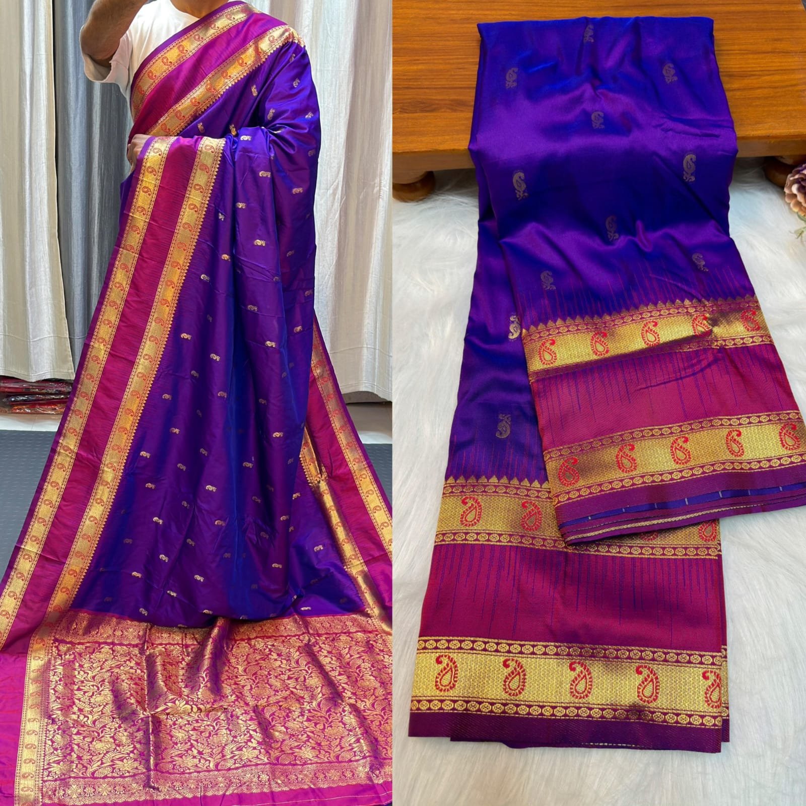 Kanjivaram Paithani Saree