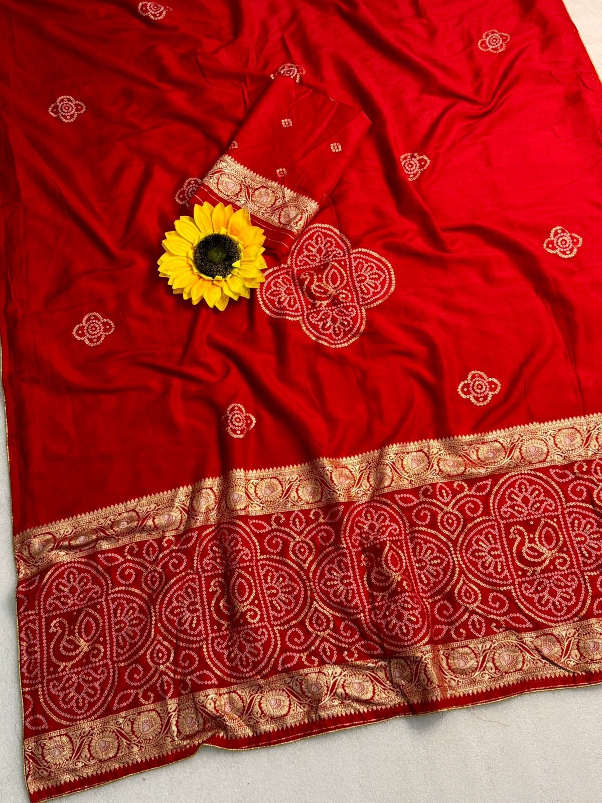 Premium Heavy Dola Silk Saree image 2