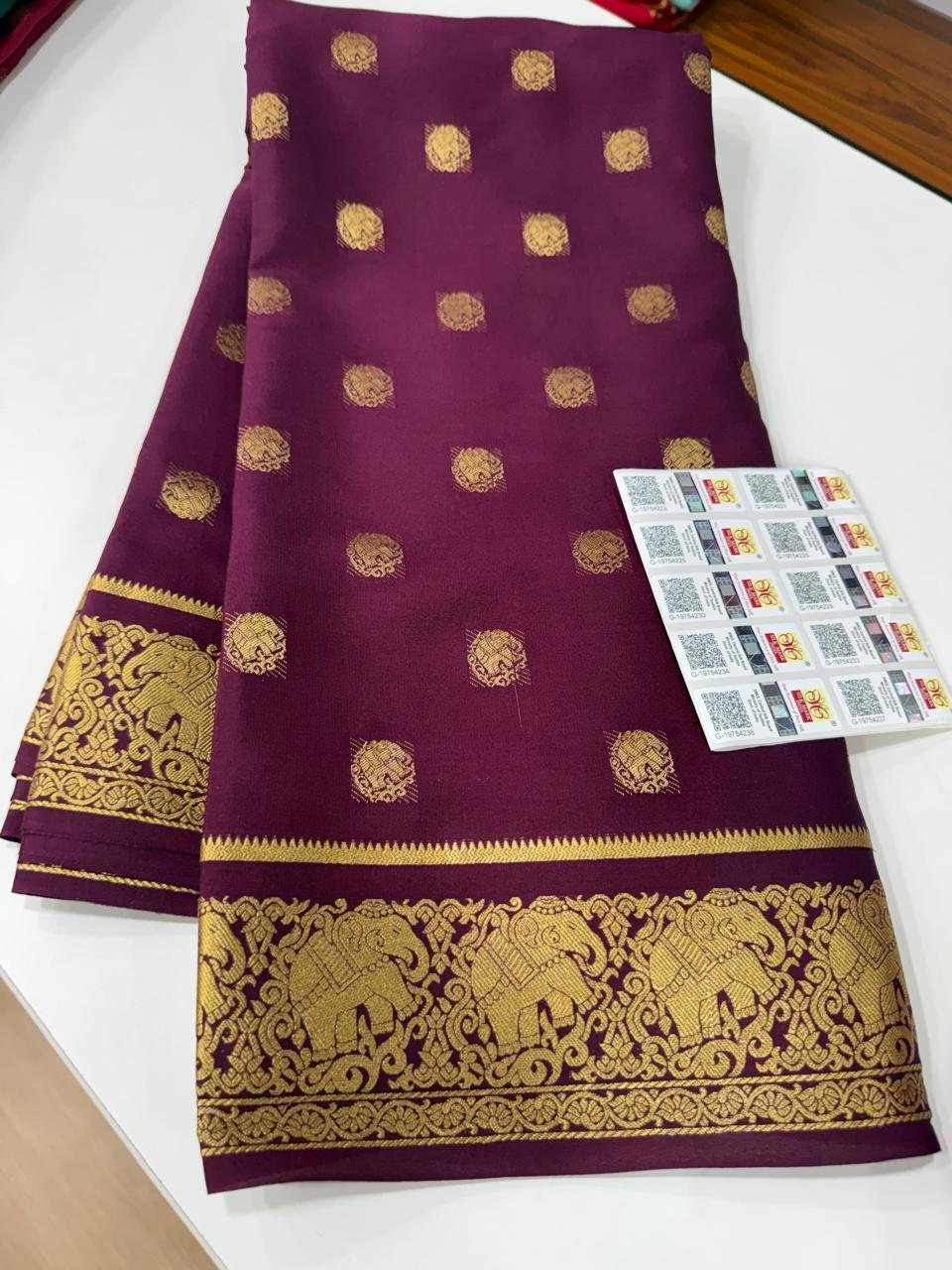 5 Pure Mysore Silk Sarees image 37