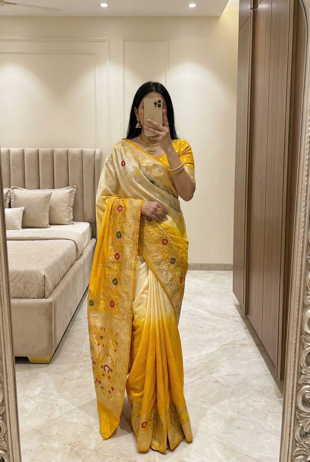 Pure Viscose Dola Silk Saree image 10