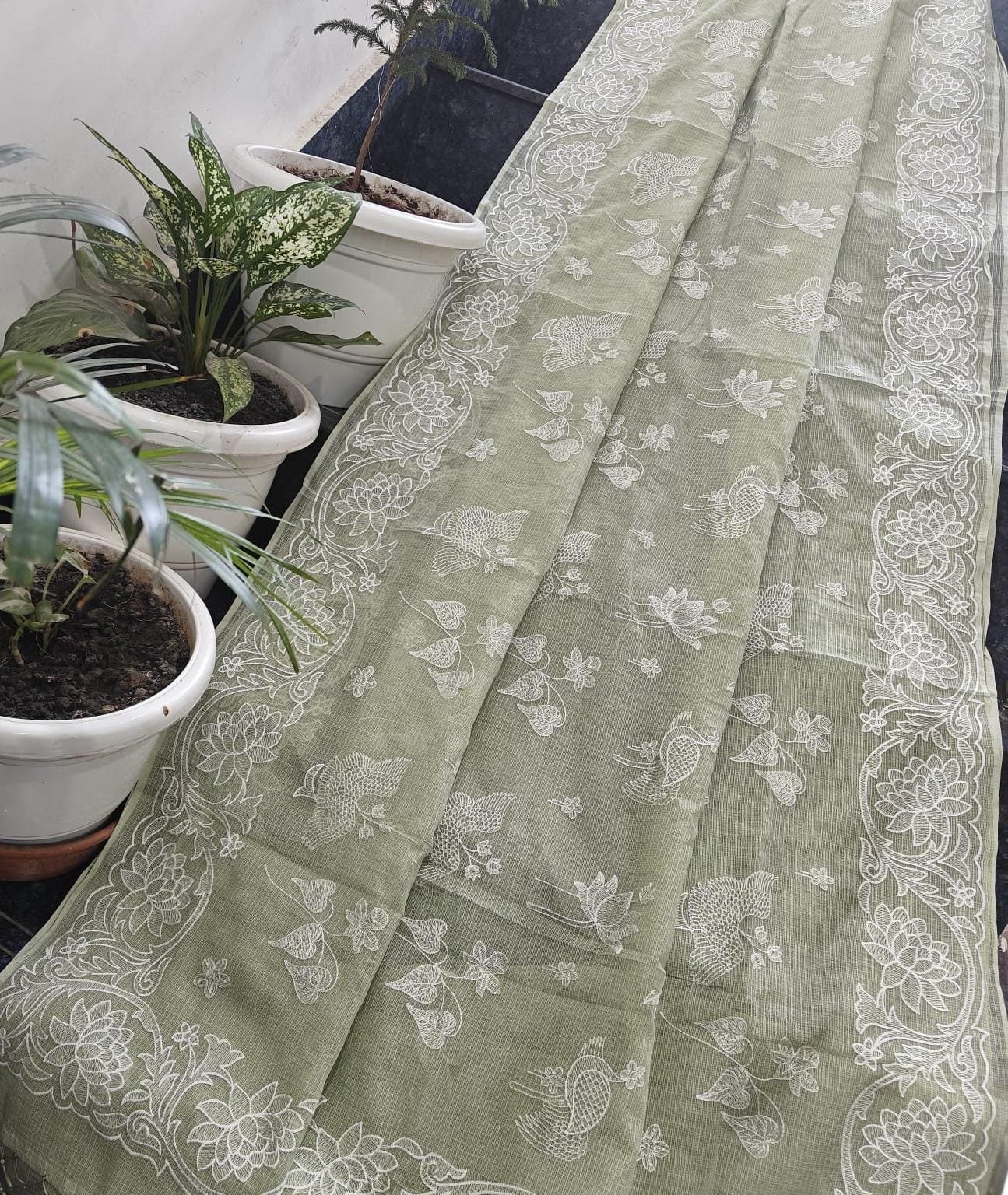 9 Kota Doria Saree image 10
