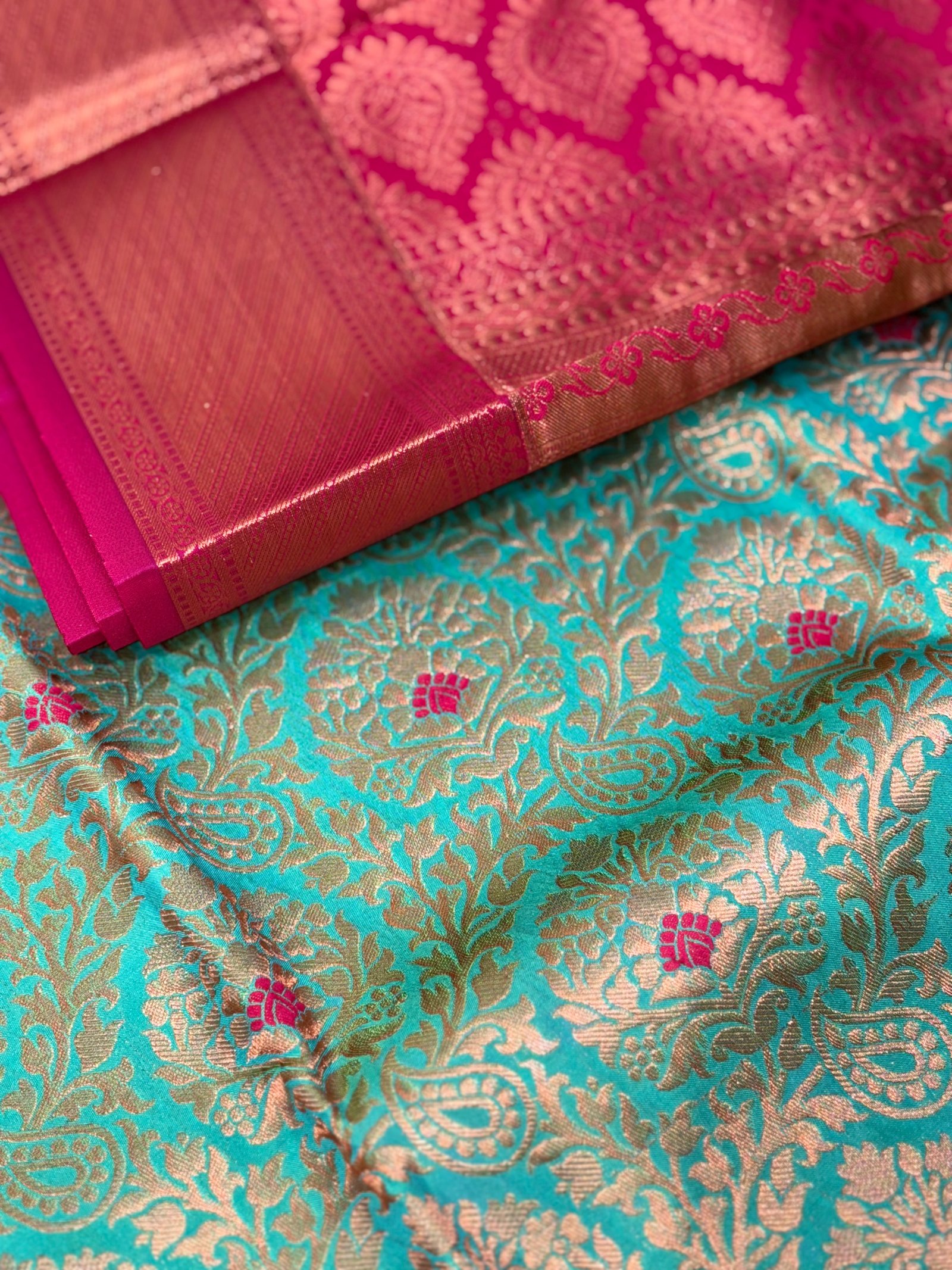 5 Korvai Kanchi Semi Silk Sarees image 17