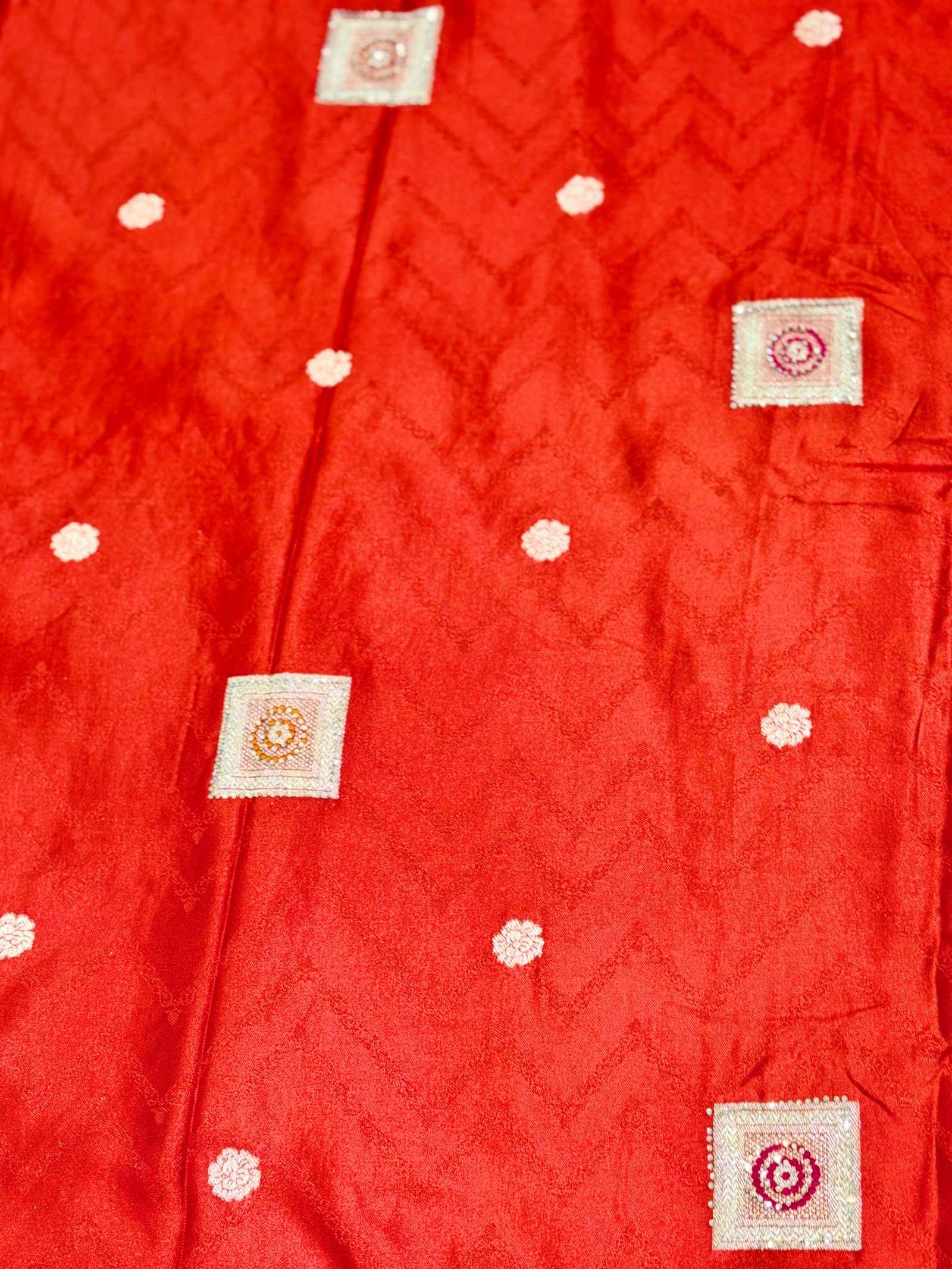 Bridal Satin Silk Saree image 4