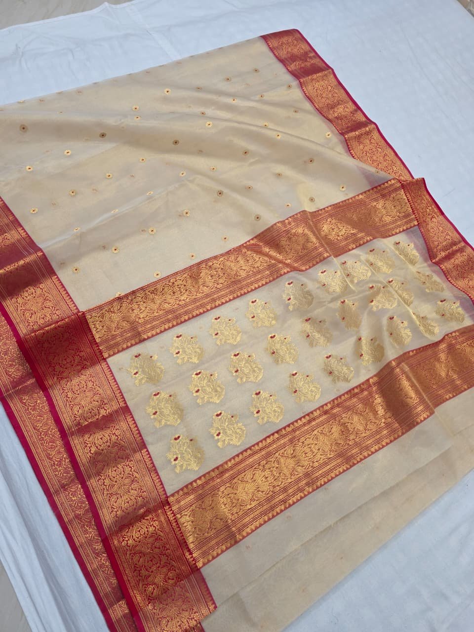 25 Silk Katan Saree image 7