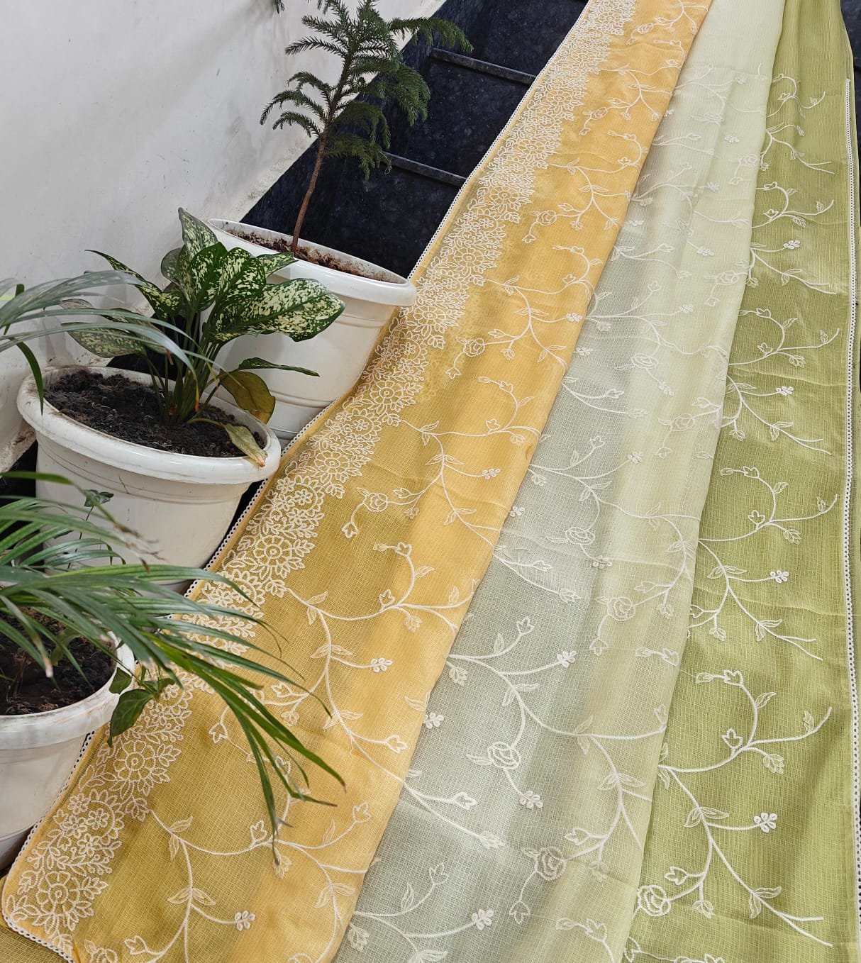 11 Kota Doria Saree  Shaded image 7