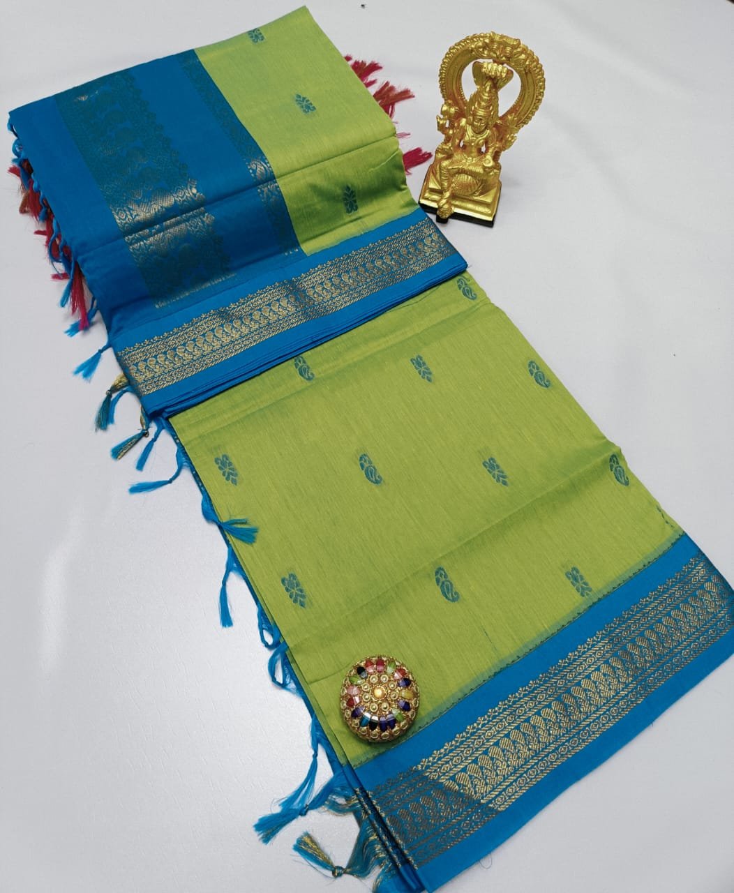 Kalyani Cotton Saree ( BUTTA) image 20