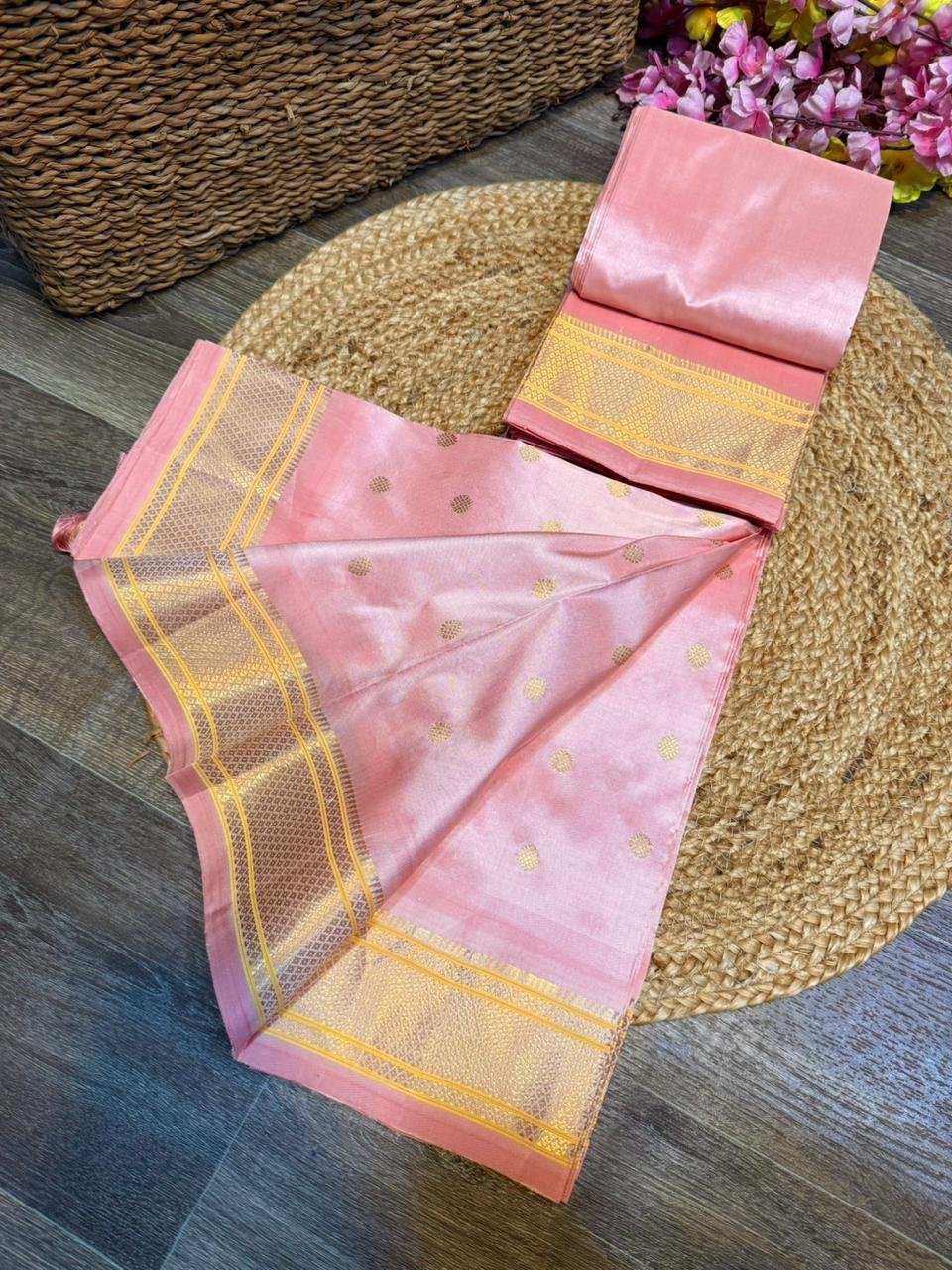 Kalanjali Maharani Paithani Pure Silk image 21