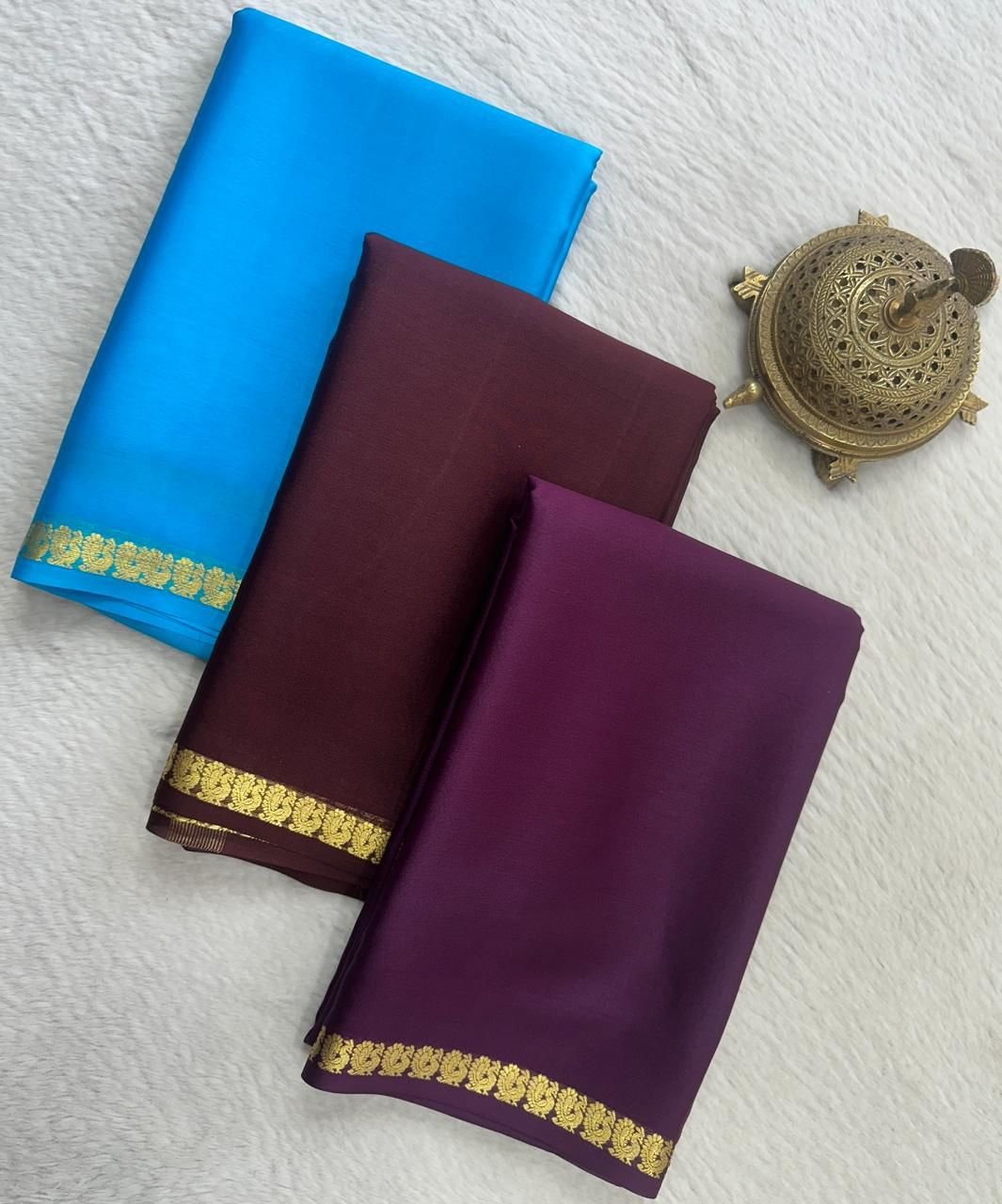 8 Pure Mysore Silk Sarees