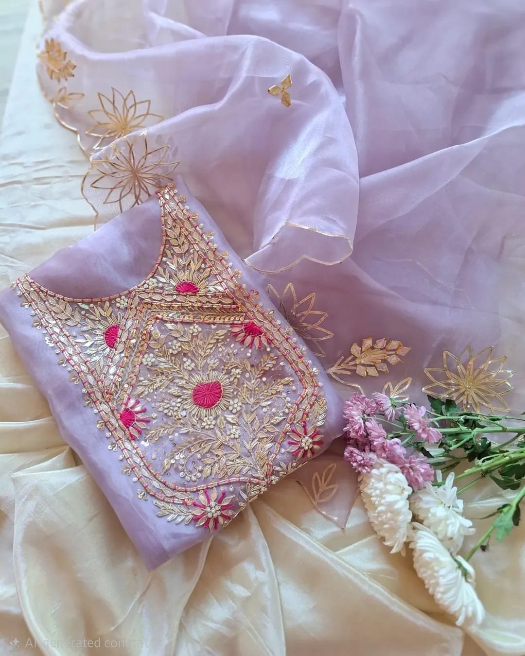 ORGANZA DRESS MATERIALS