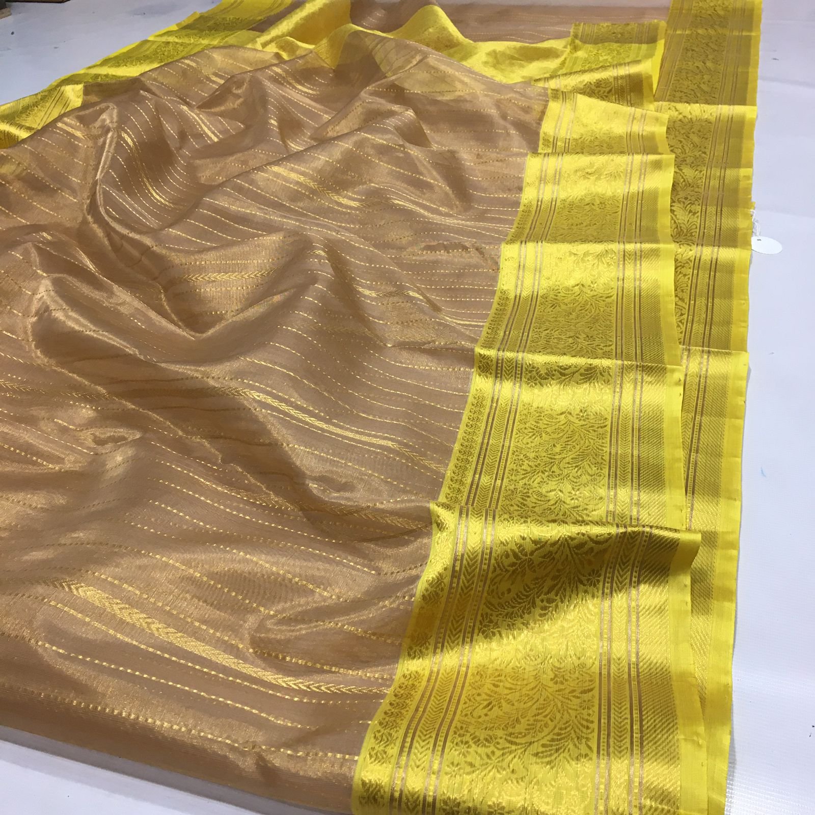 3 Silk Satan Saree Sissue image 3