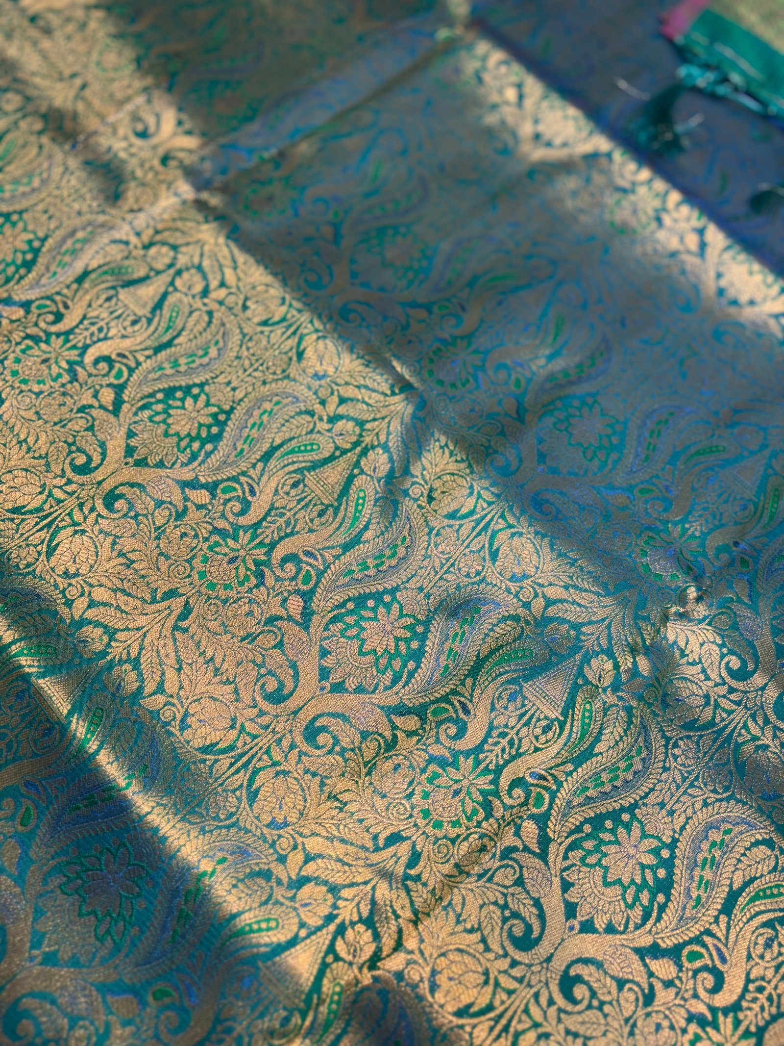 Bridal kanjivaram Semi SIlk Saree image 23