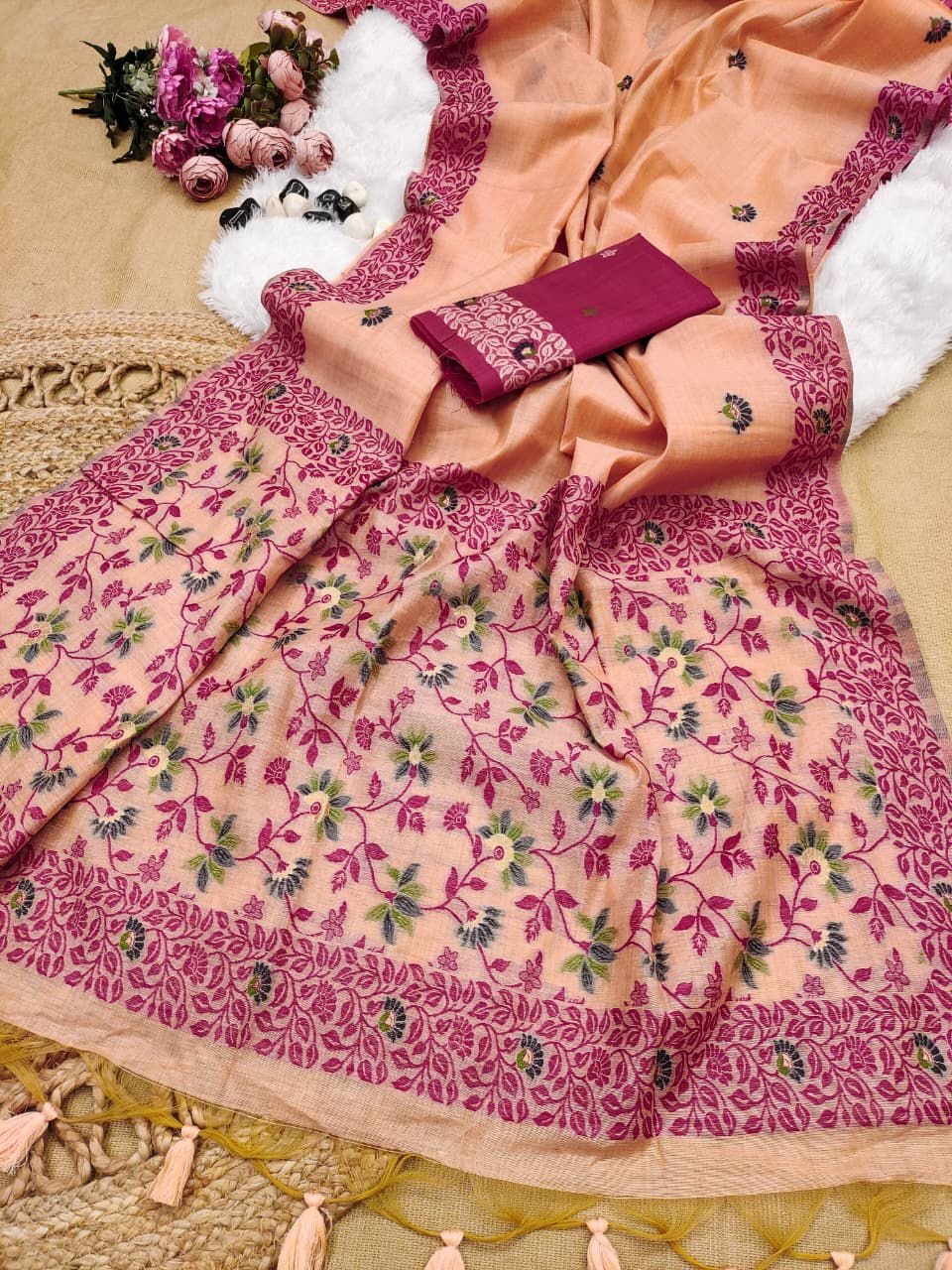 Premium Chanderi Cotton Saree image 6