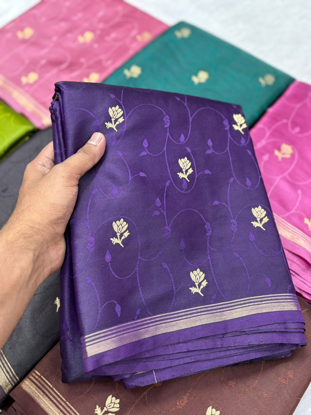 Premium Quality Gaji Silk saree image 13