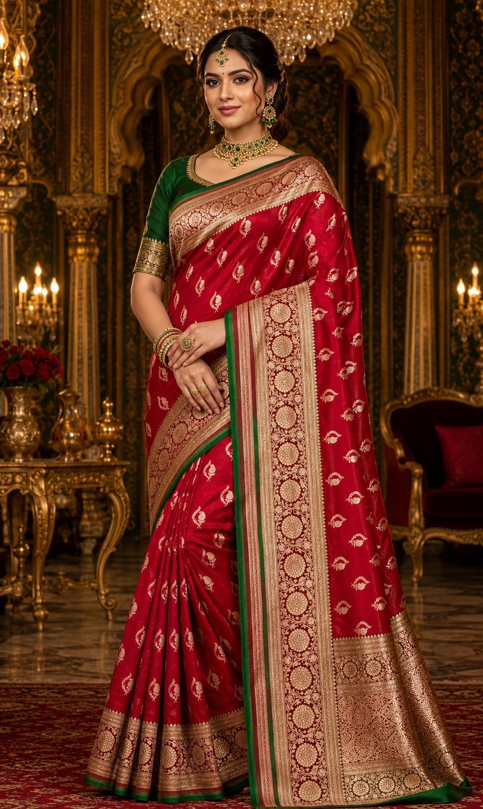 Bridal Banarasi Sarees image 18