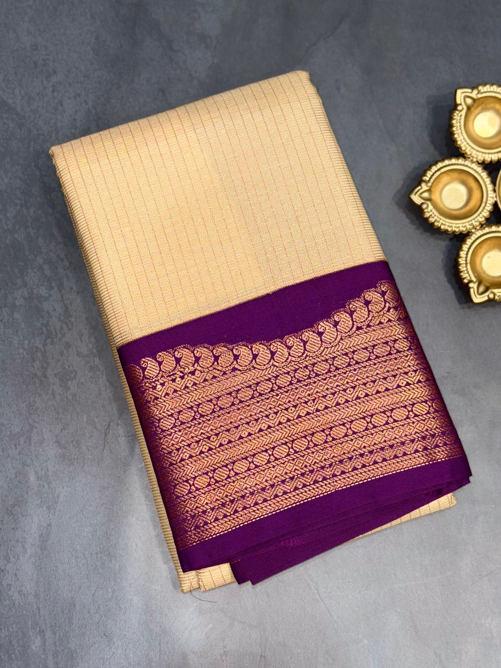 2 Korvai Kanchi Semi Silk Sarees image 12
