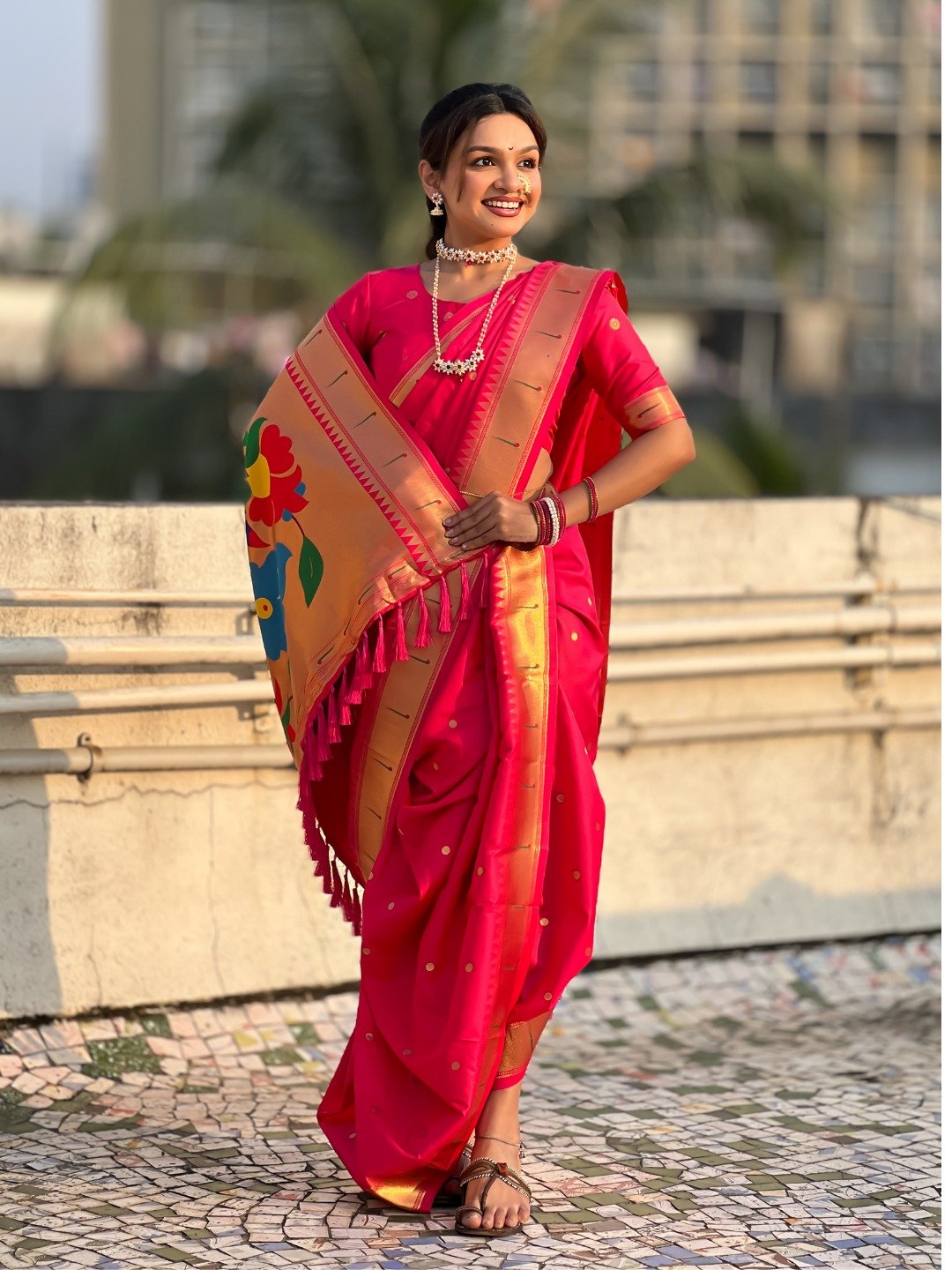 9 Vaar Muniya Paithani image 12