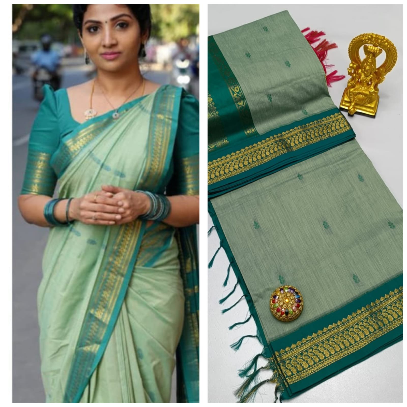 Kalyani Cotton Saree ( BUTTA)