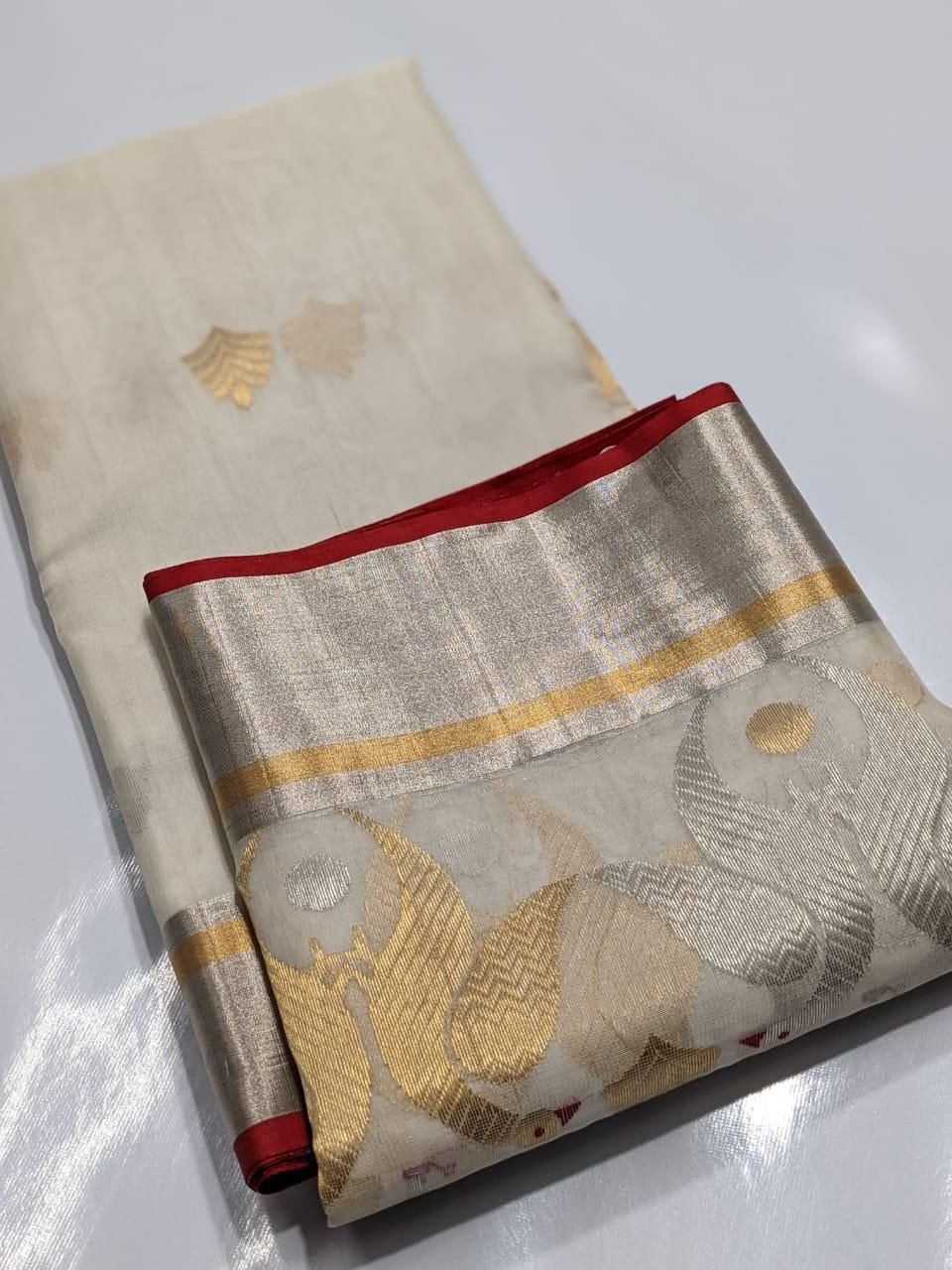 4 Silk Katan Saree image 2