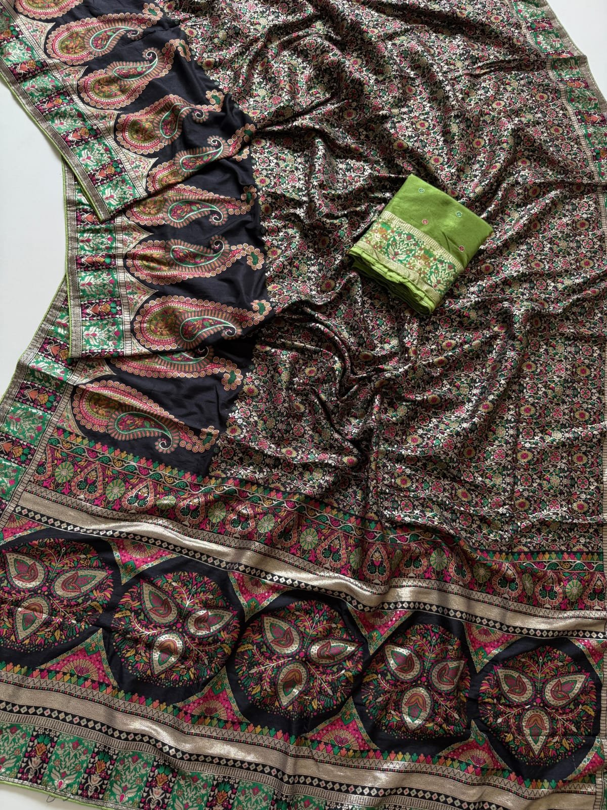 4 Pure Nylon Viscos Kasmiri Pashmina Silk image 2