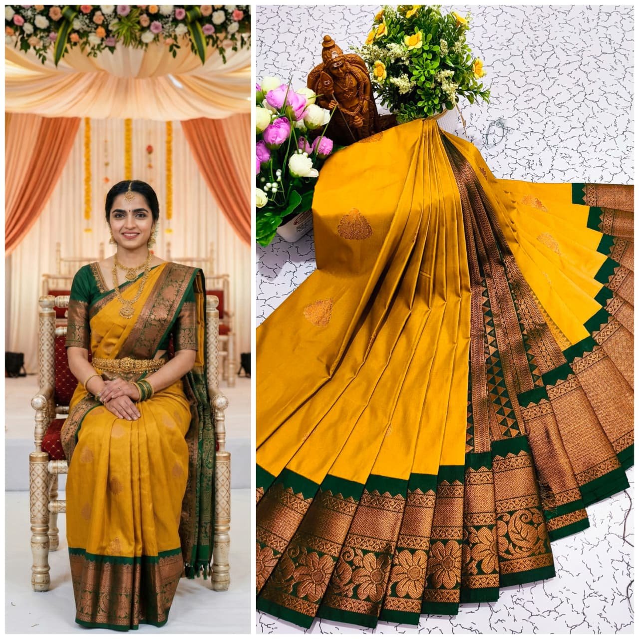 Korvai Kottanji Tana Semi Silk Saree image 4