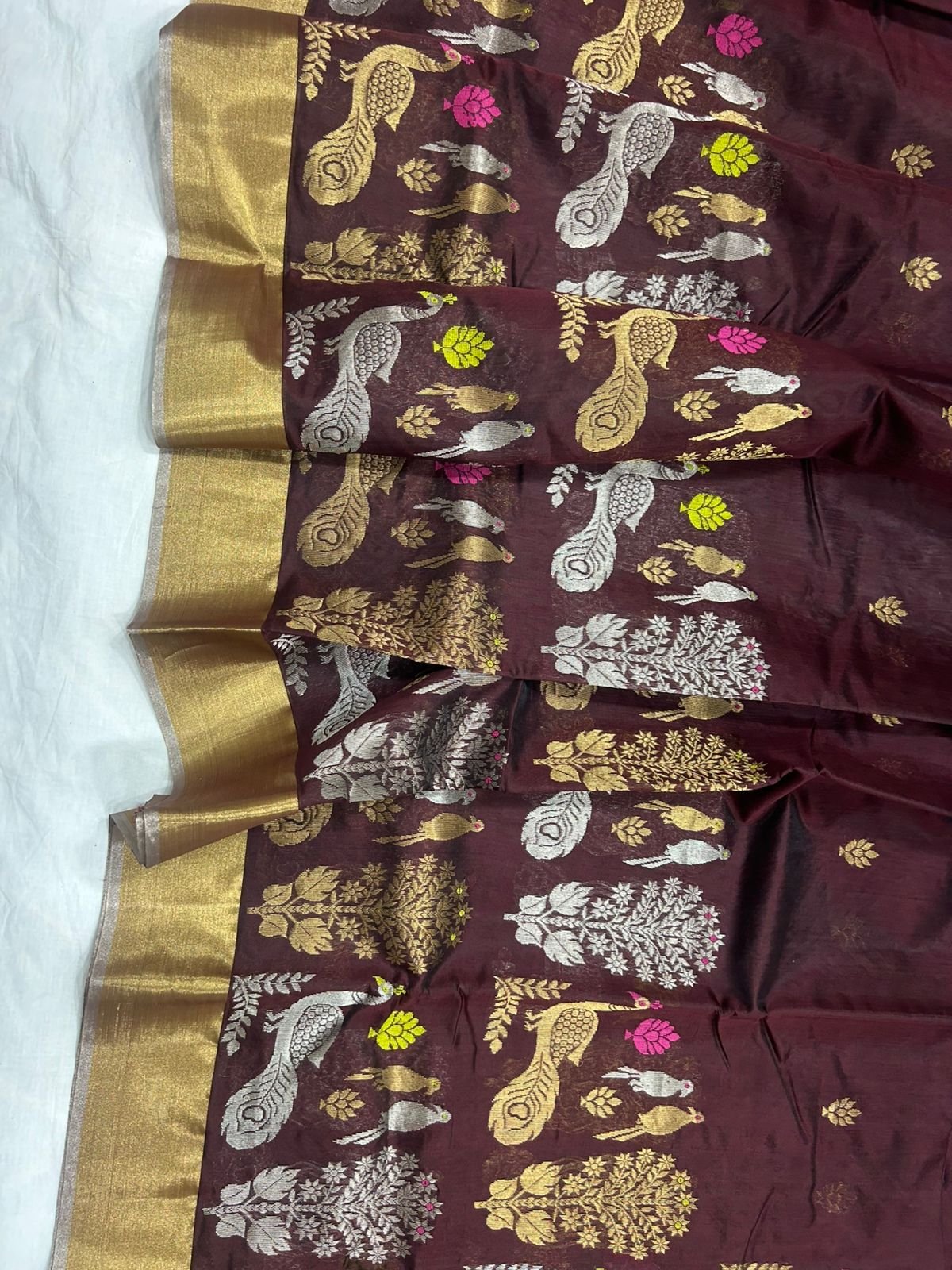 6 Pure Silk Saree image 3