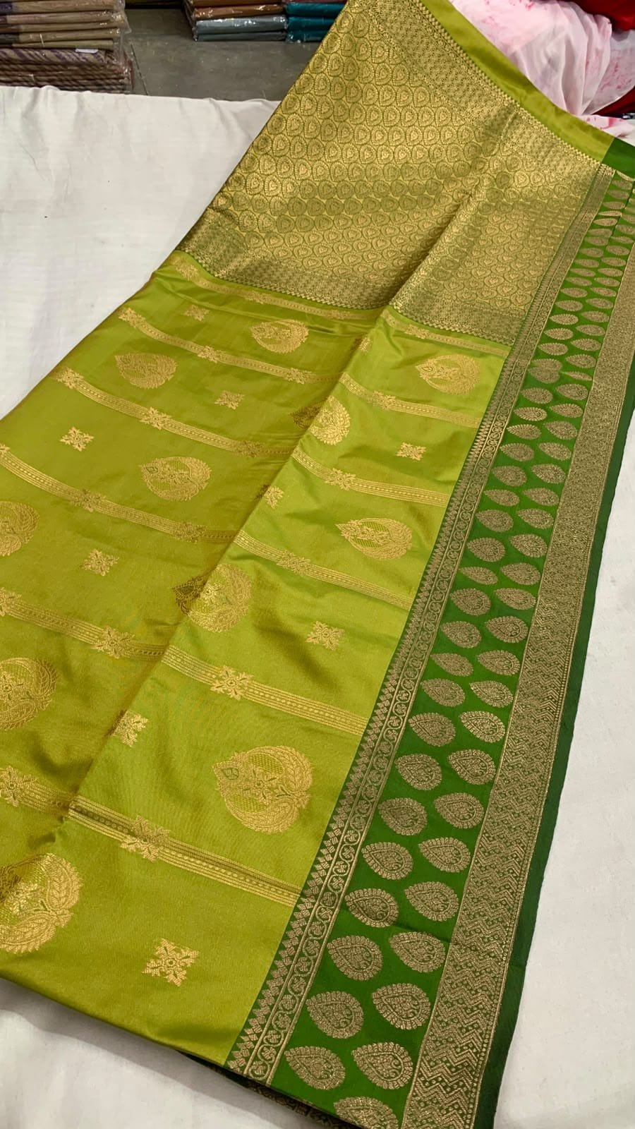 Dual Tone Semi Silk Sarees image 6