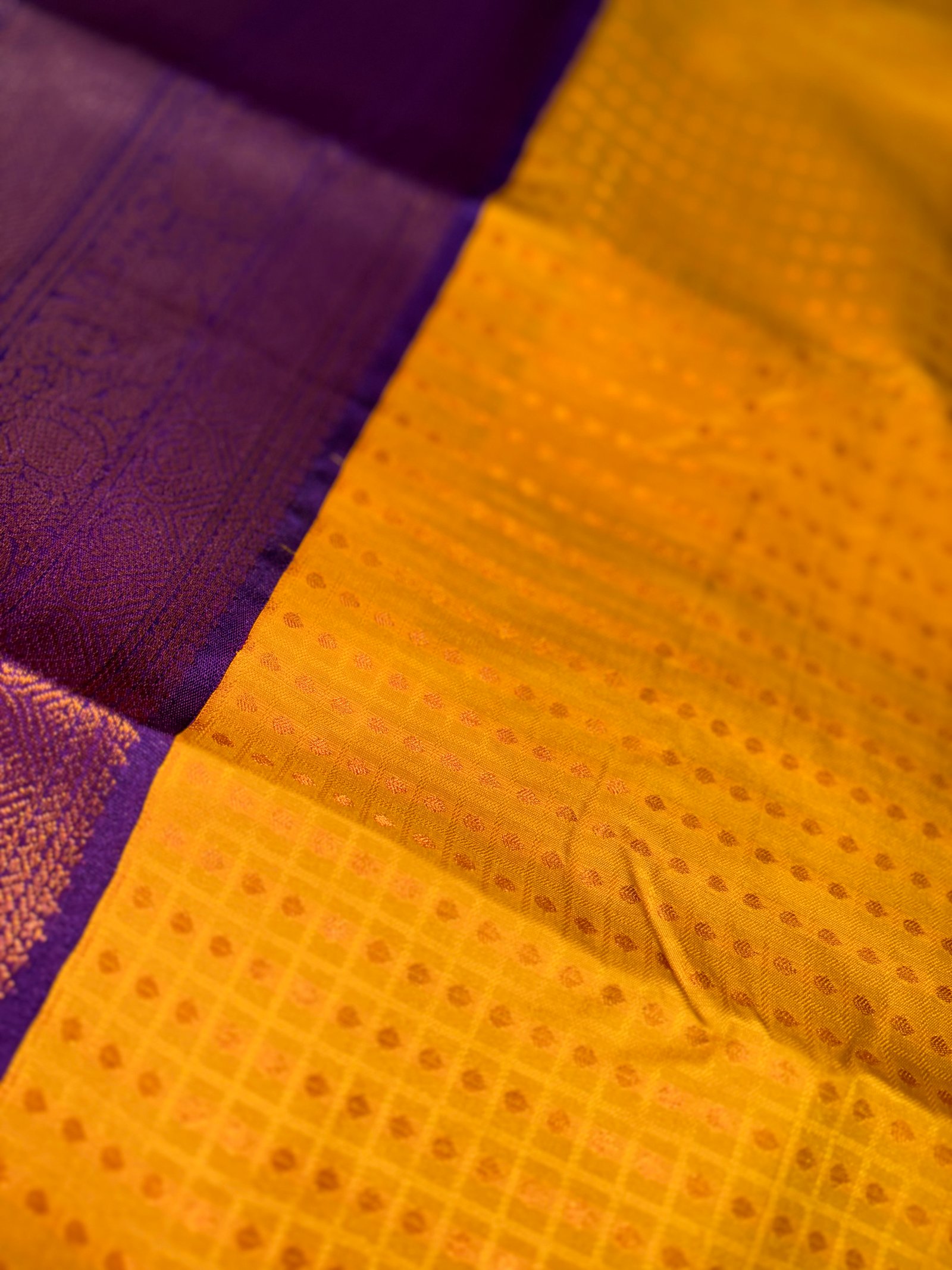 1000 Buttas Korvai Kanchi Semi Silk Sarees image 13