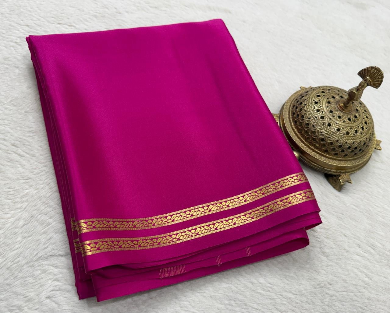 Pure Mysore Silk Sarees image 14