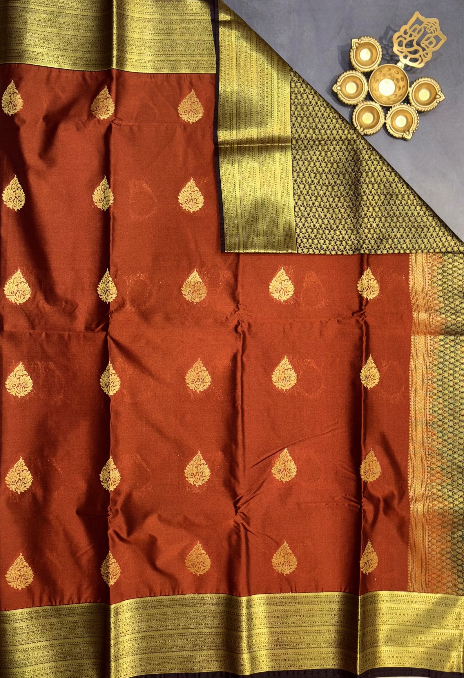 Pure Silk Mix Super Soft Kanchi Semi Silk Sarees image 9