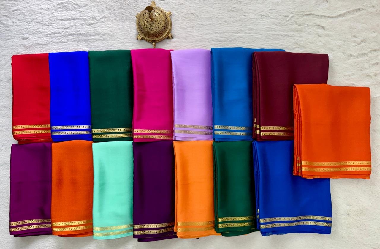 Pure Mysore Silk Sarees