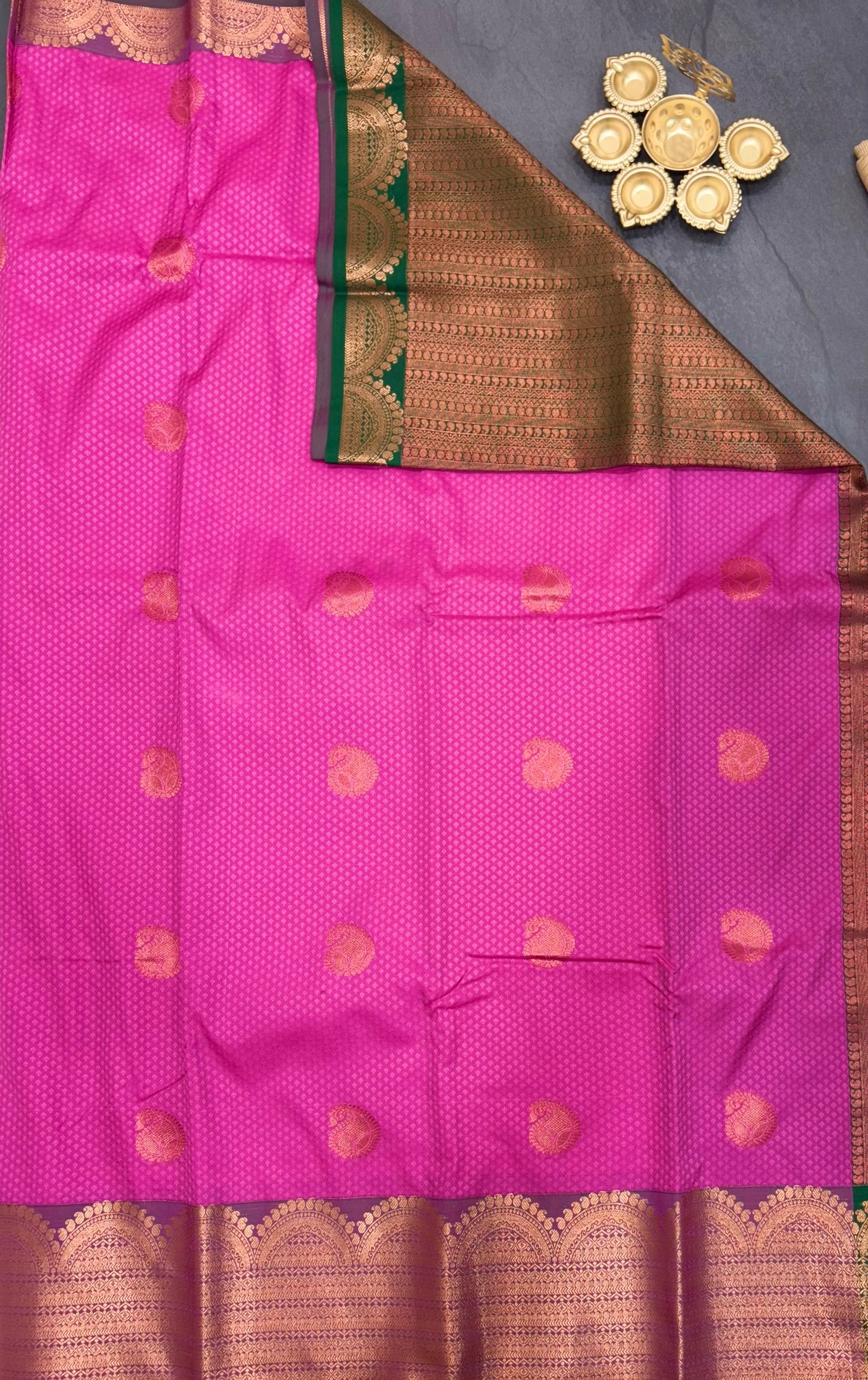 2 Korvai Kanchi Semi Silk Sarees image 18
