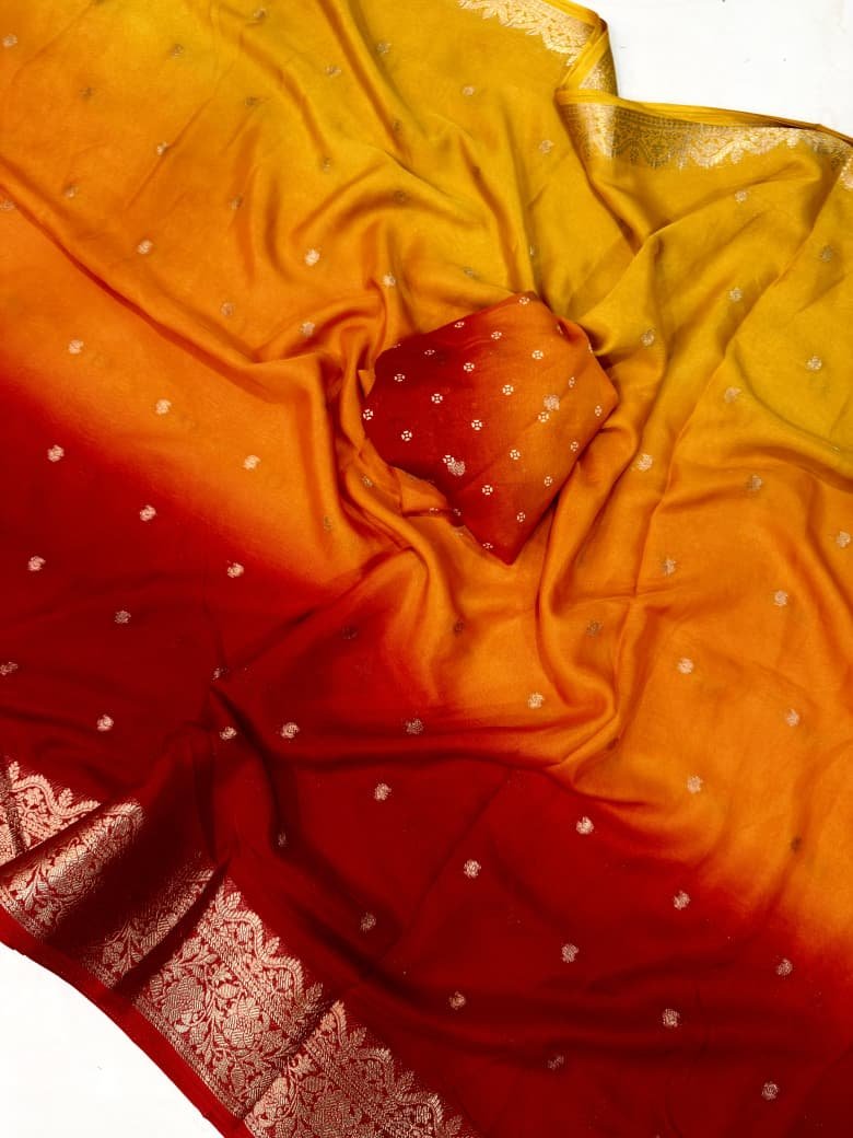 Premium Crepe Silk Saree image 6