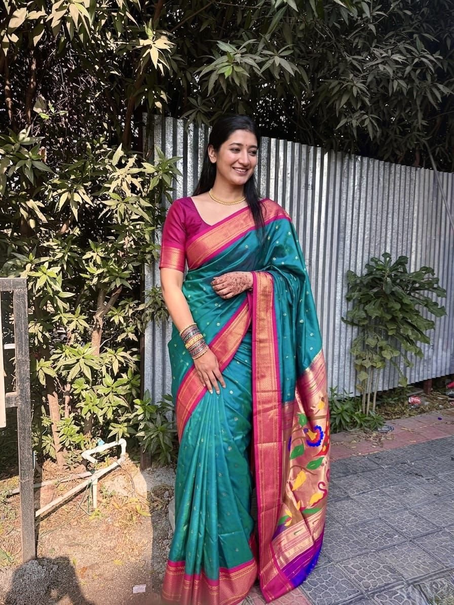 Fancy Pallu Paithani image 17