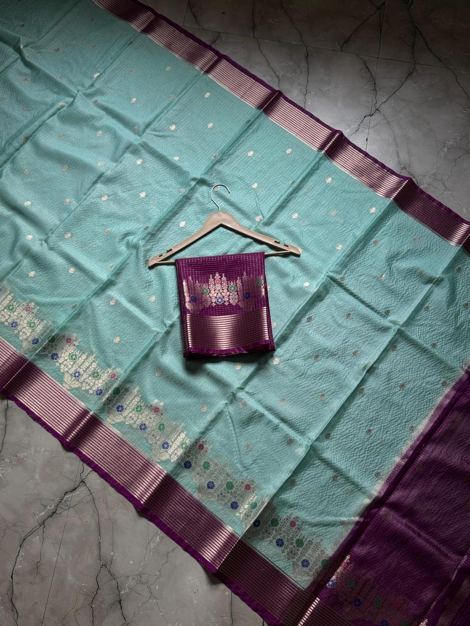2 Banarasi Dybal Dupion Silk image 15