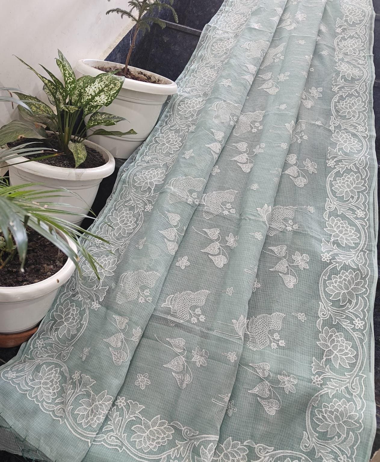 9 Kota Doria Saree image 5