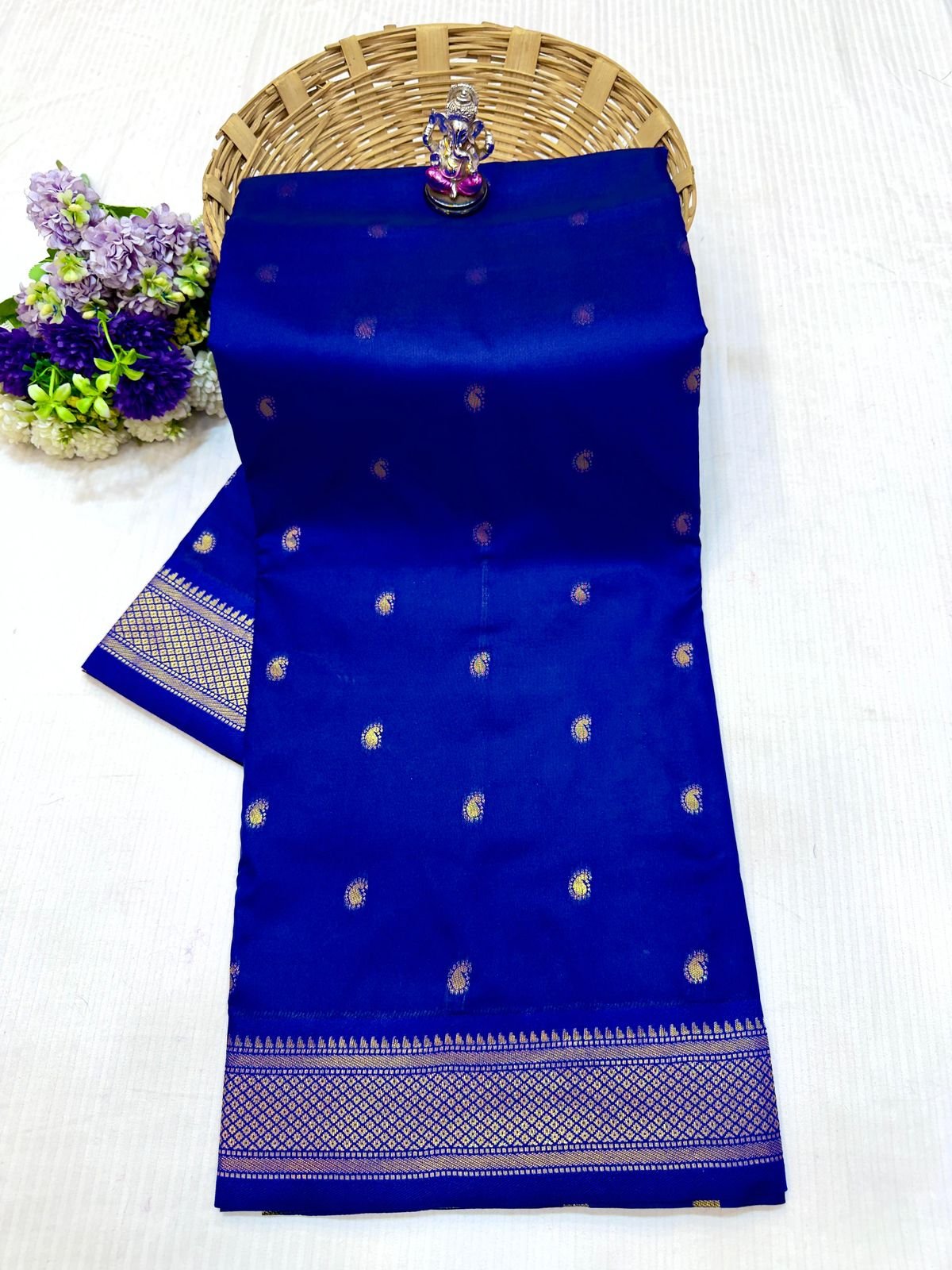 Fancy Pallu Asavali Paithani image 19