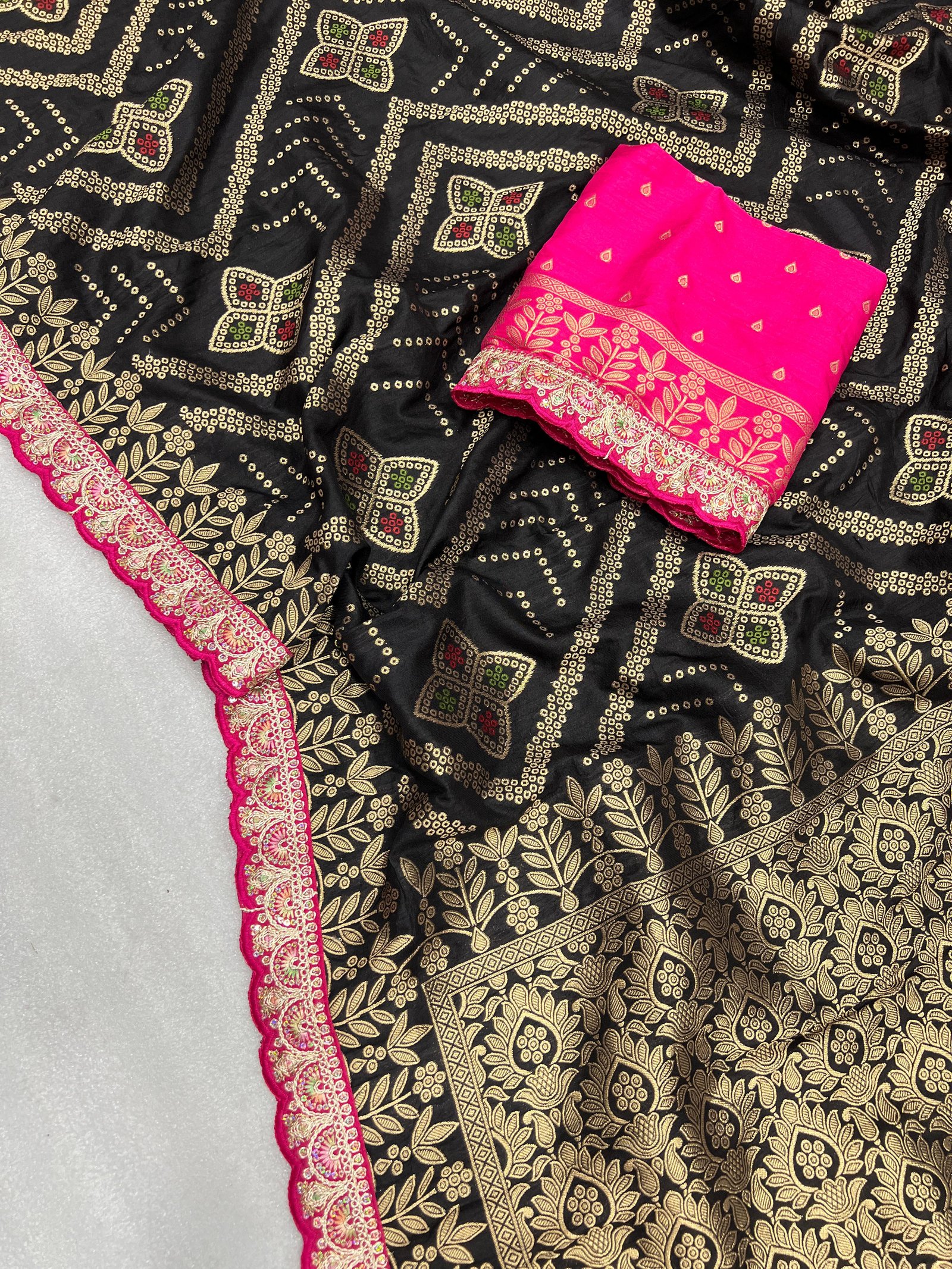 Heavy Dola Silk Saree image 2
