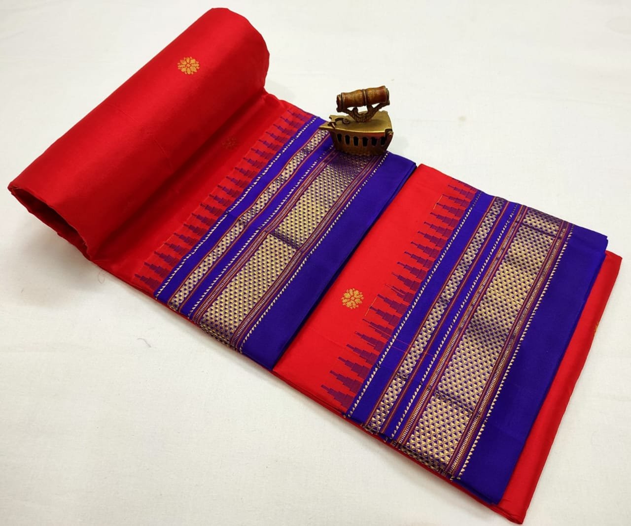 Chandrakor Paithani Pure Silk image 48