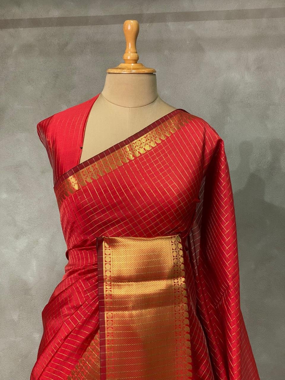 Party Wear Semi Kanchivaram Silk Sarees image 27