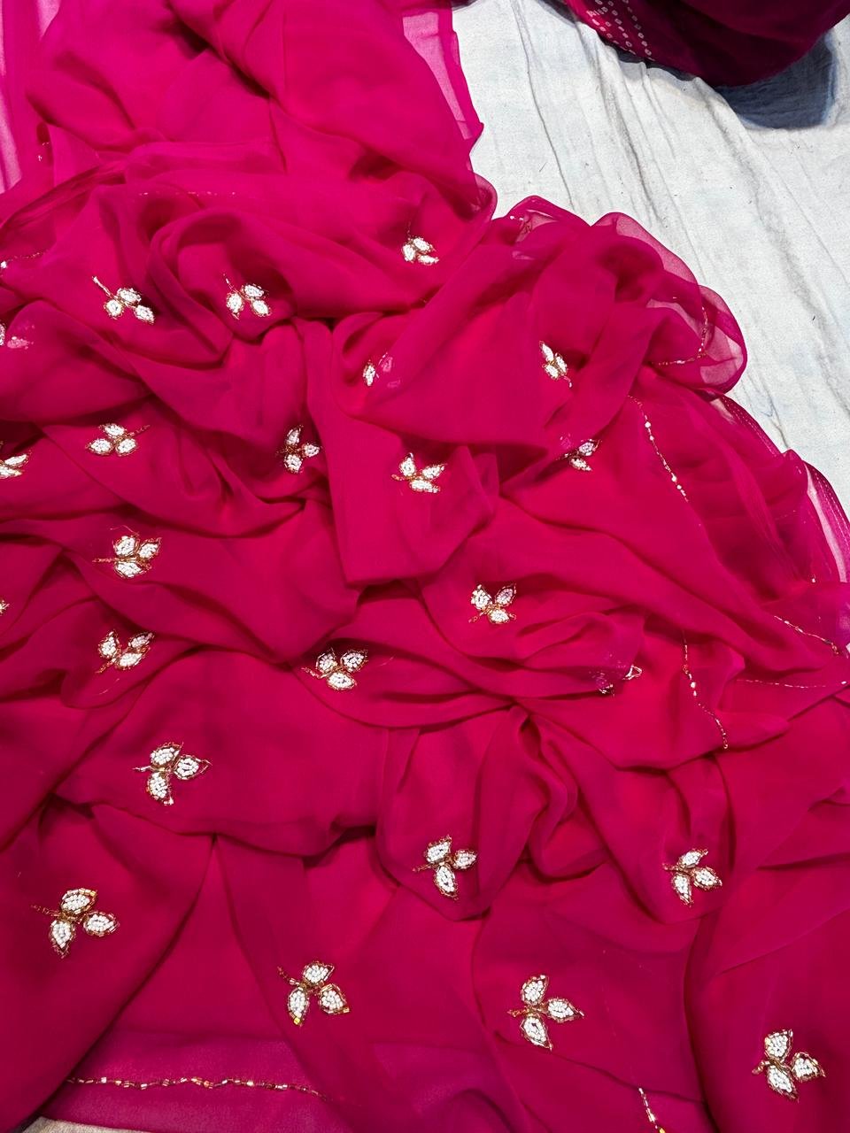 Pure Najmeen Chiffon Saree image 10