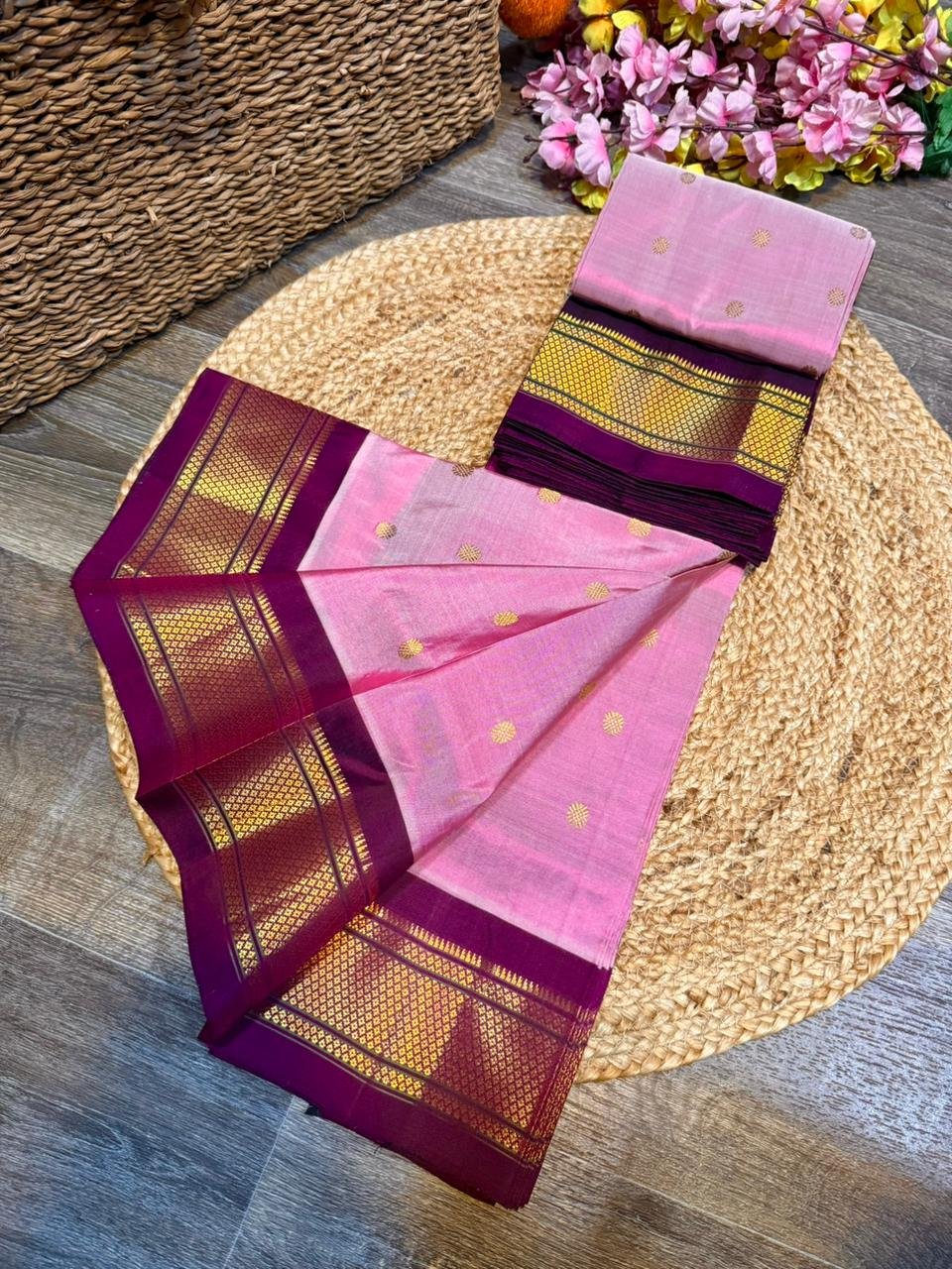 Kalanjali Maharani Paithani Pure Silk image 27