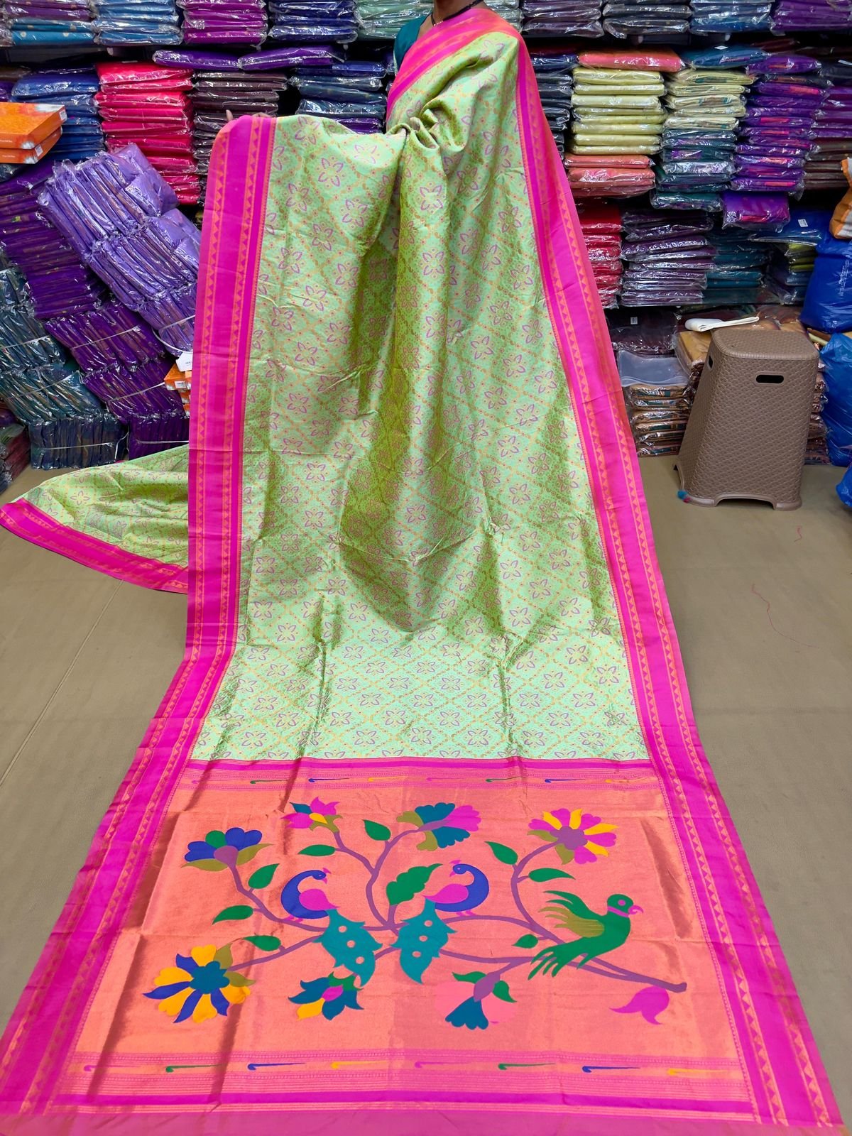 Rajasthani Bandhani Paithani image 17