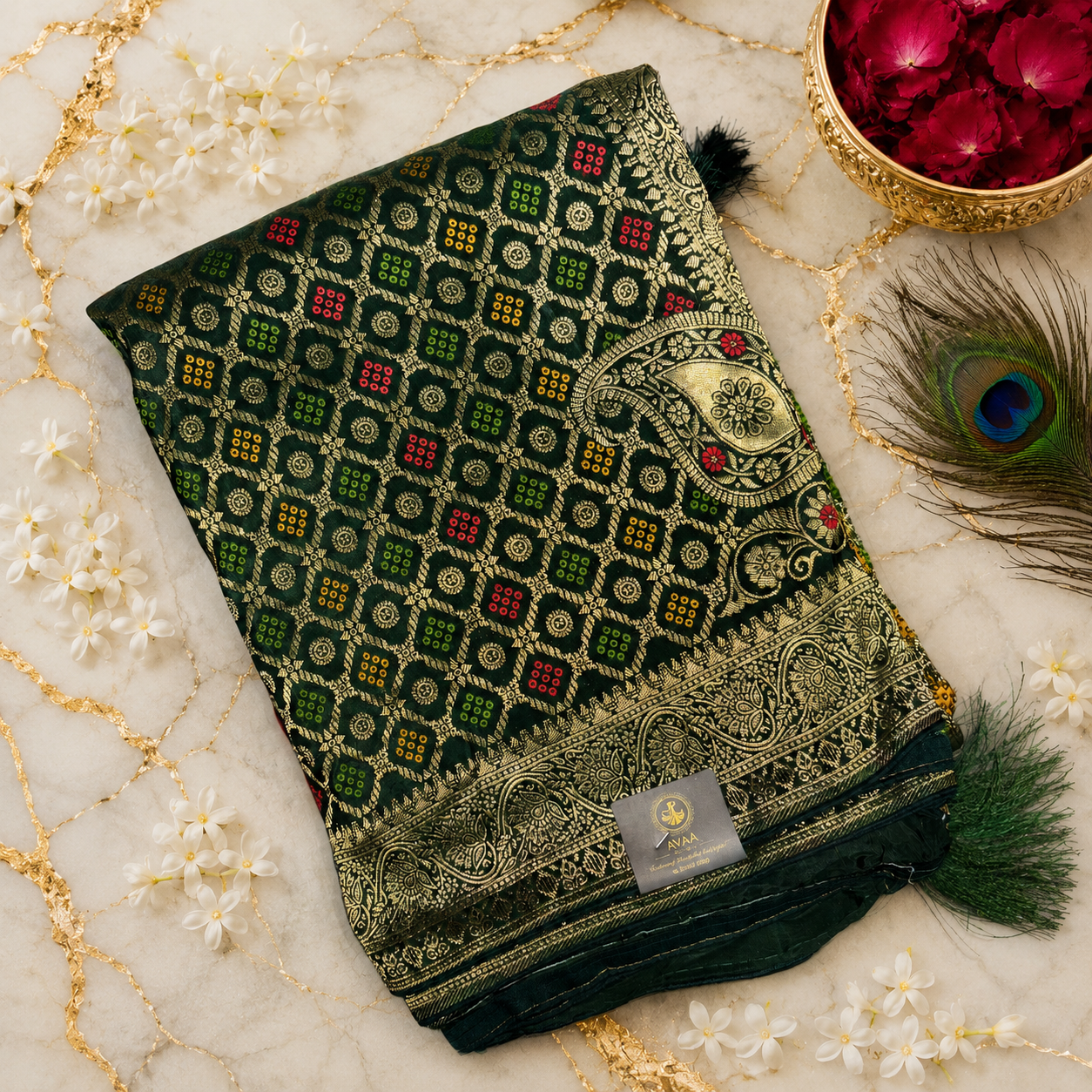 Pure Gaji Ghatchola Sarees image 14