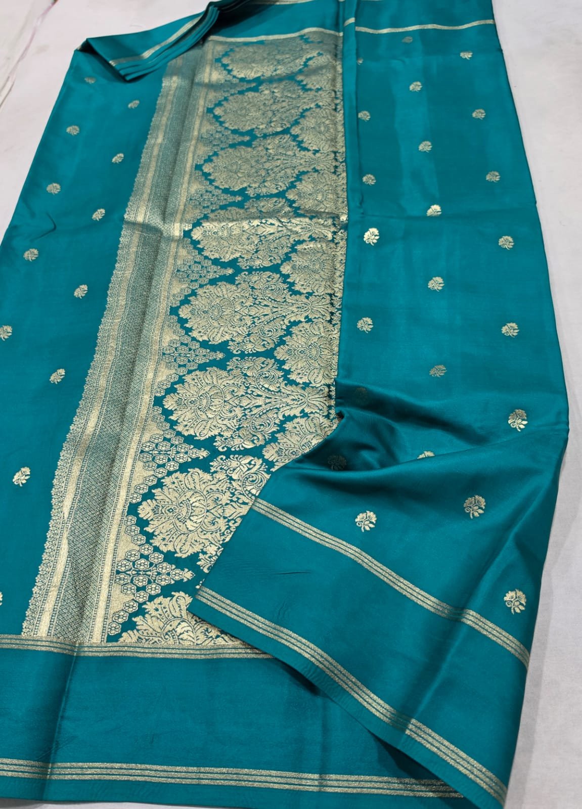 Premium Gajji silk sarees! Rich pallu image 5
