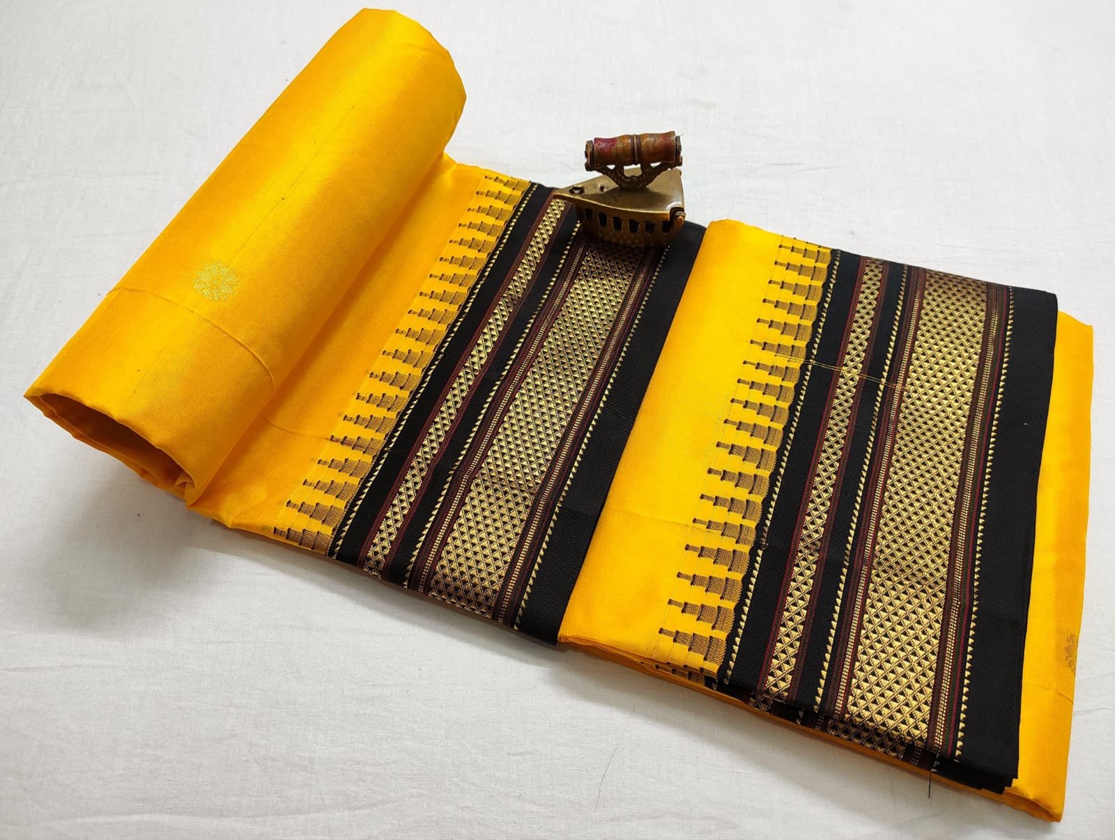 Chandrakor Paithani Pure Silk image 63