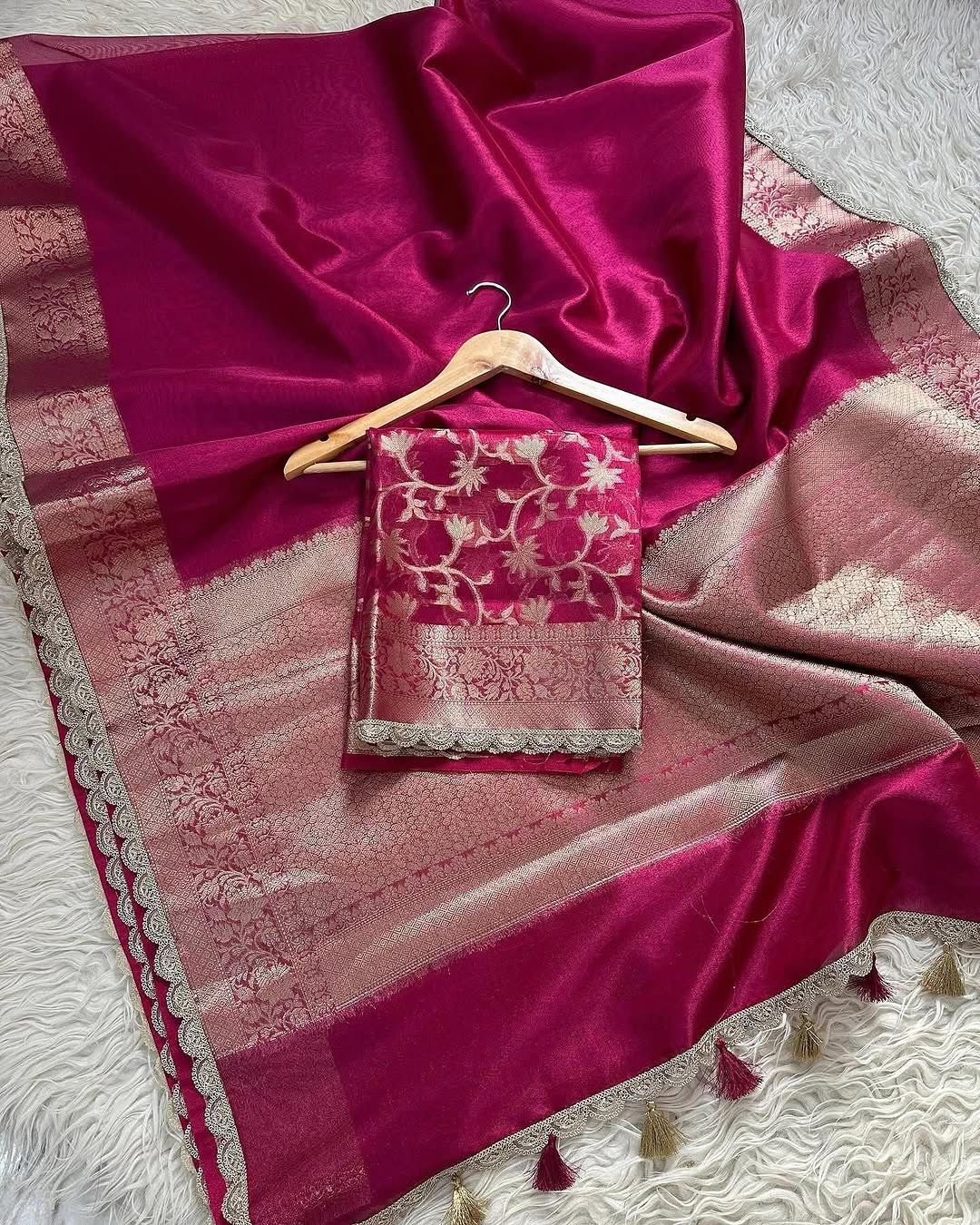 7 Banarasi Tissue Silk Saree