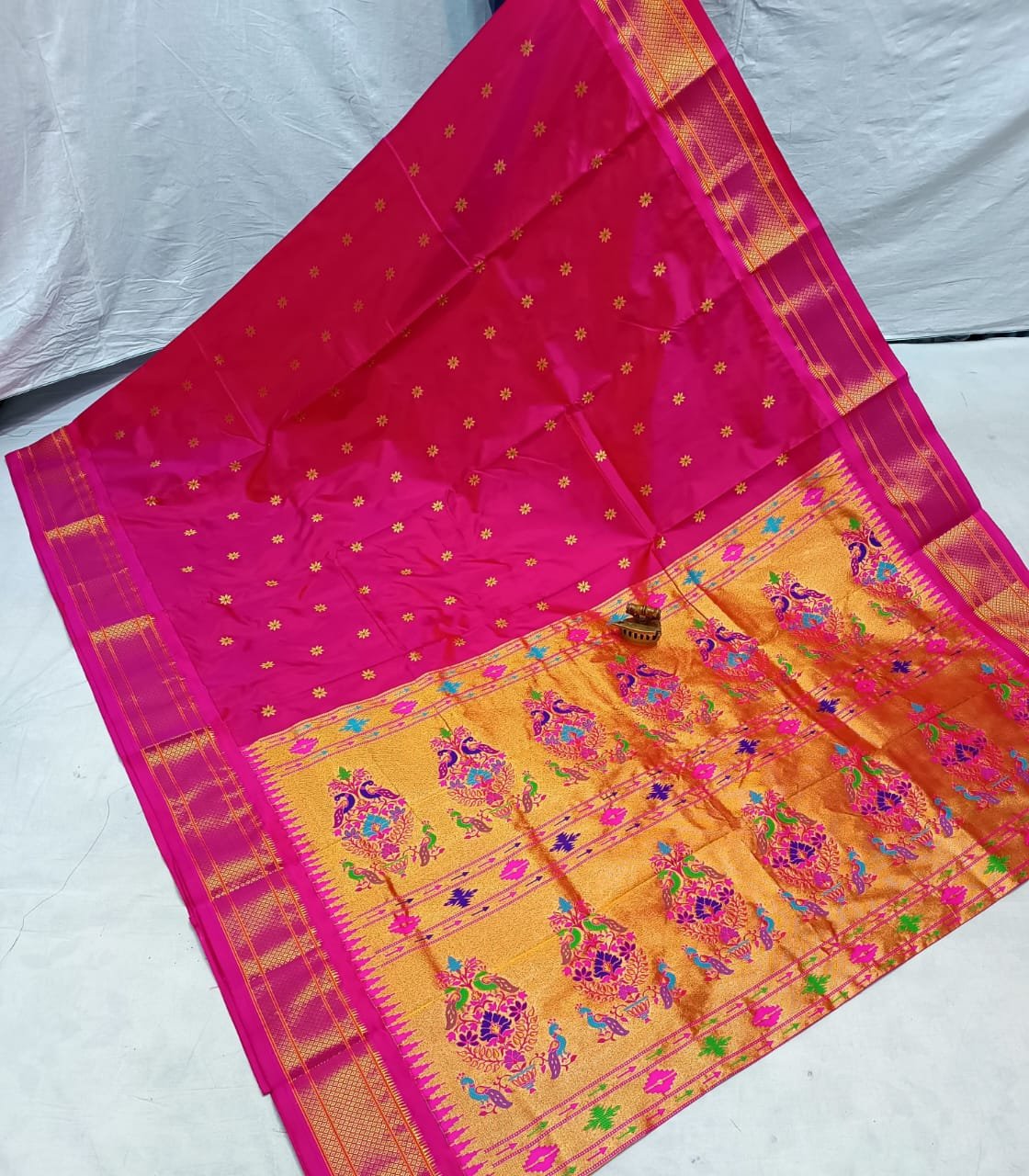 Karnful Pdiyal Paithani Pure Silk image 30