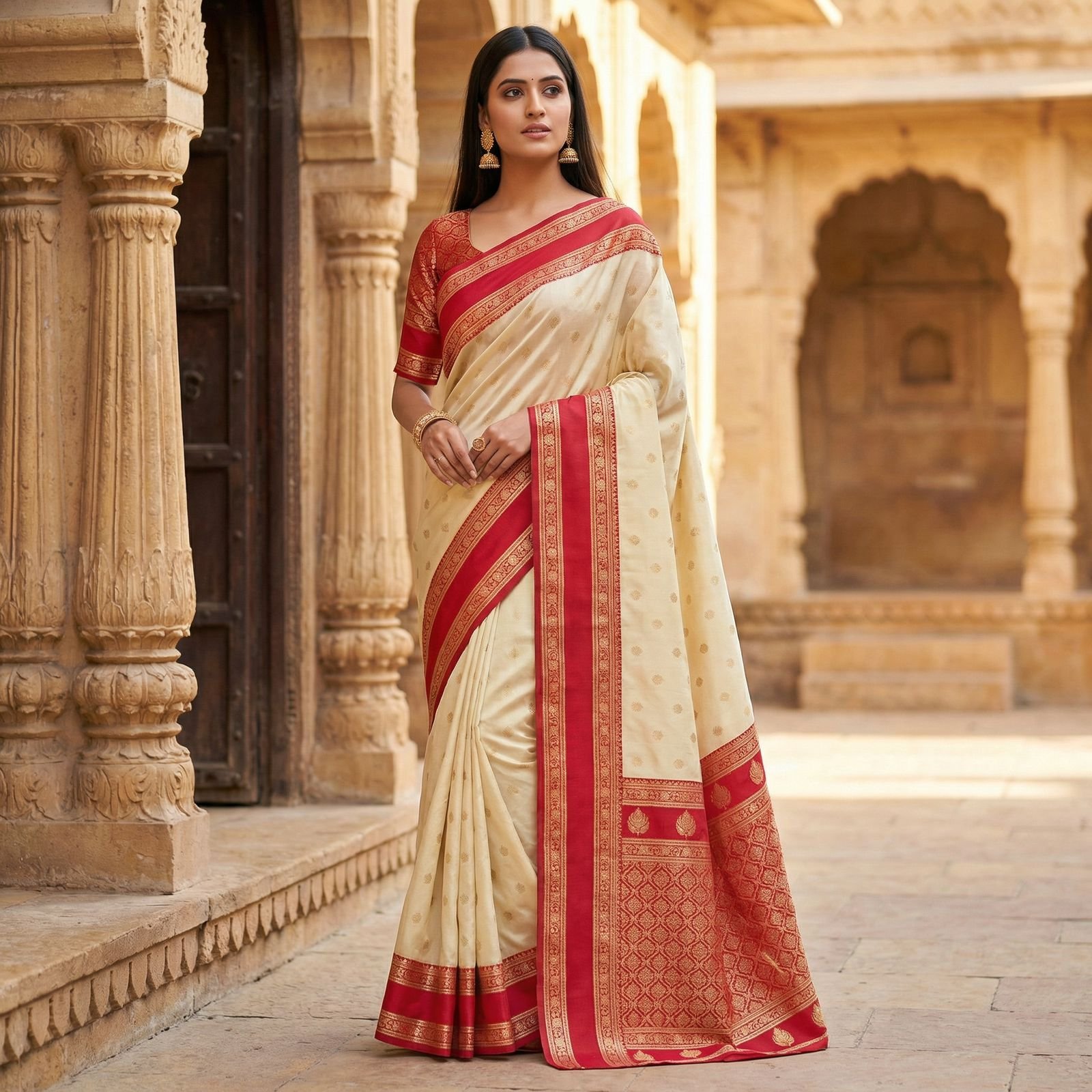Banarasi Semi Silk image 3