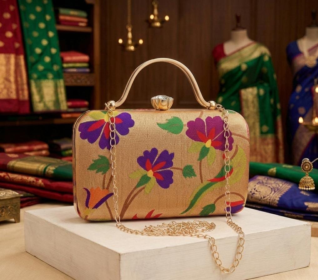 Paithani Clutch Design 4 image 9