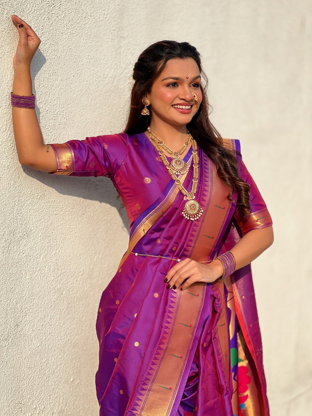 9 Vaar Muniya Paithani image 10